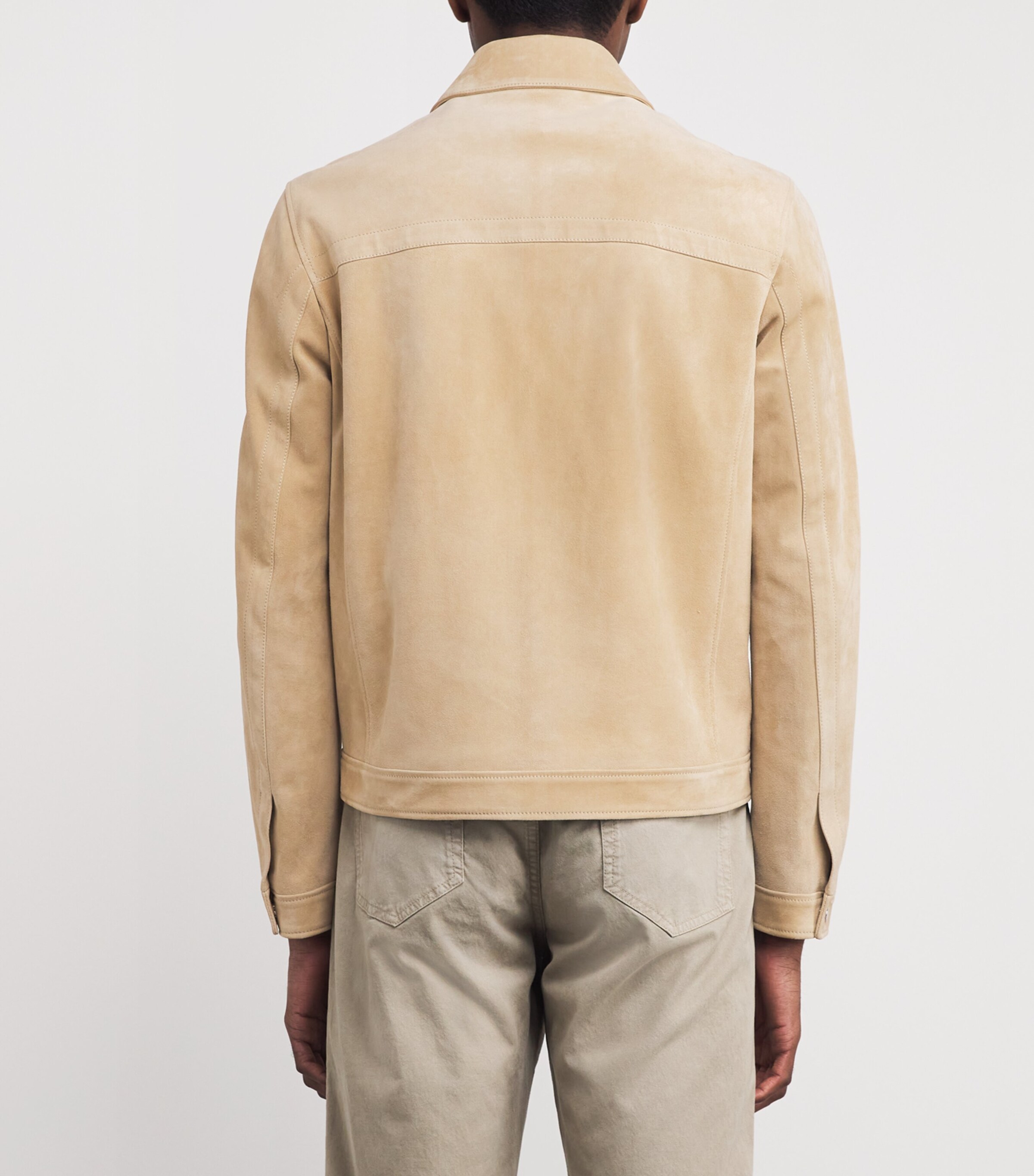 Suede Flight Jacket BISCUIT Image 4