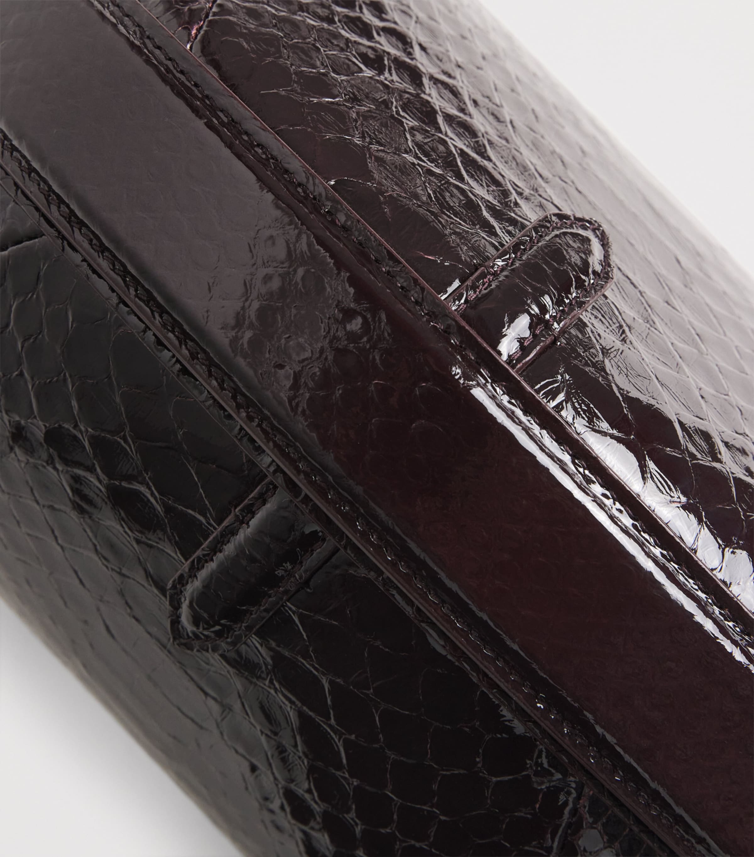 Alaïa Snakeskin Purse Clutch Bag Bordeaux Image 7