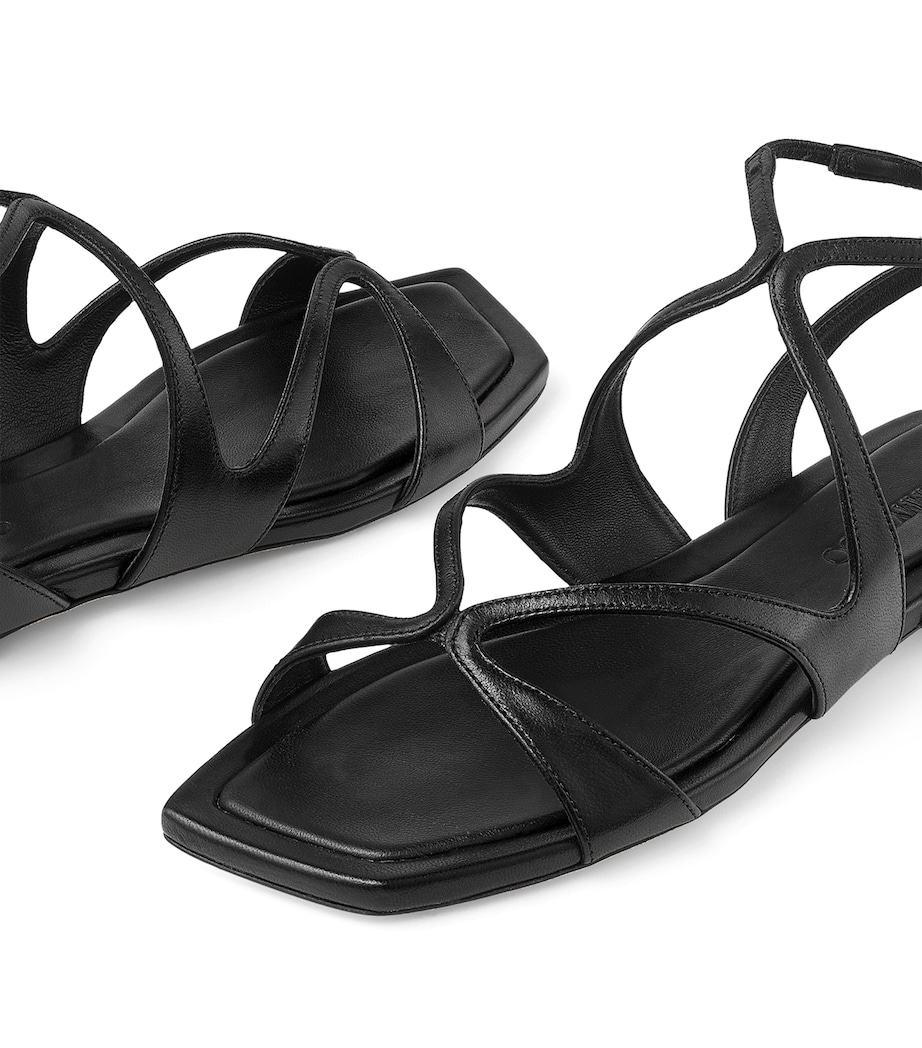 Jimmy Choo Ayla Leather Sandals Black Image 6