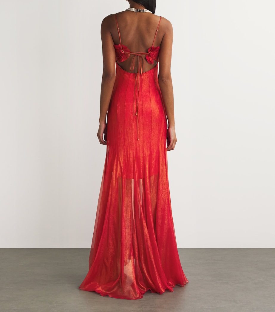 giustina maxi dress Michael Costello x REVOLVE Giustina Maxi Dress in Pink Ombre