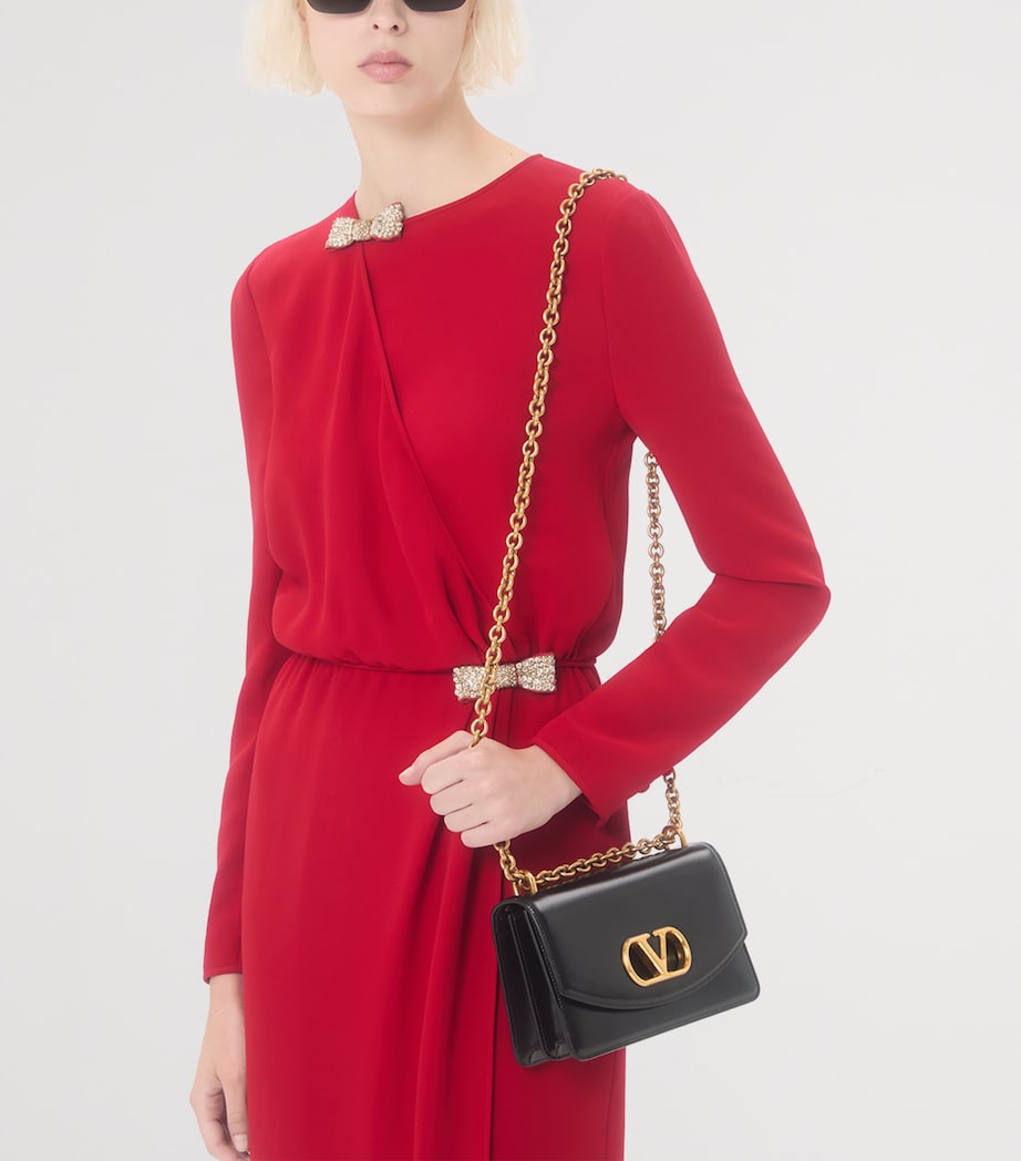 Silk Embroidered Midi Dress R9M Image 6