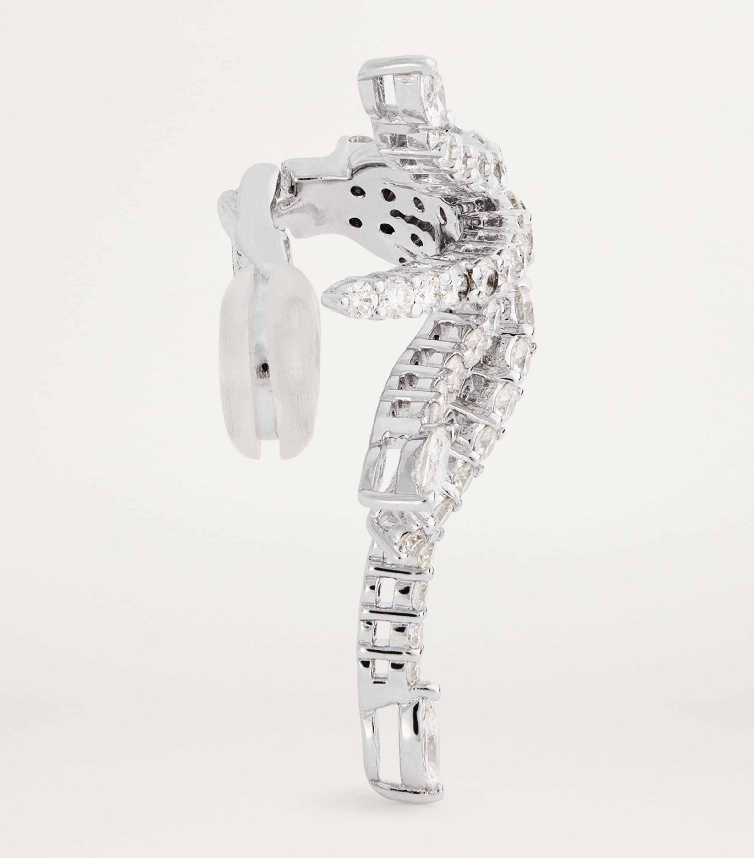 Yeprem White Gold and Diamond Whisper Ear Cuff White Gold Image 4