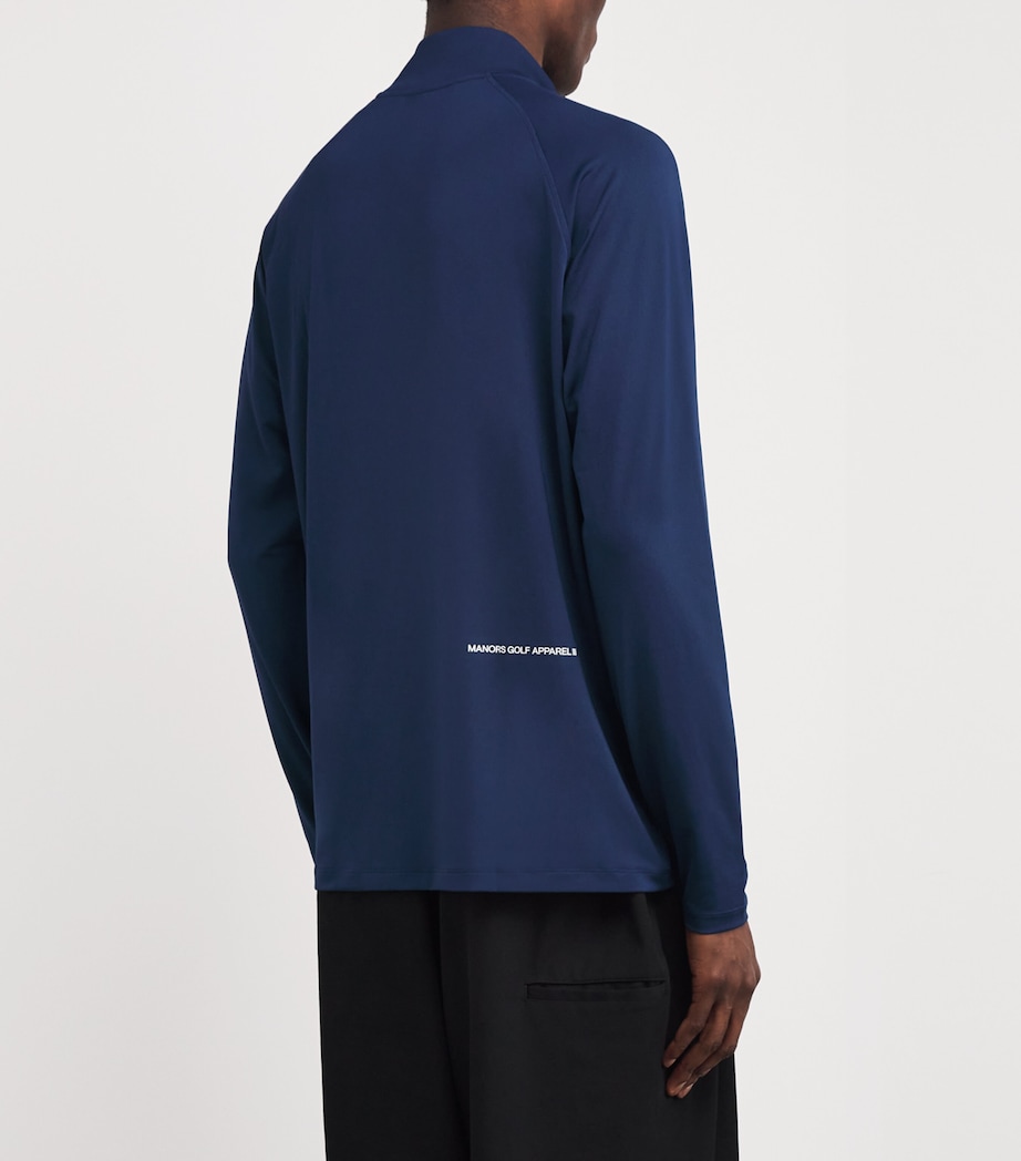 Quarter-Zip Sweatshirt NAVY Image 4