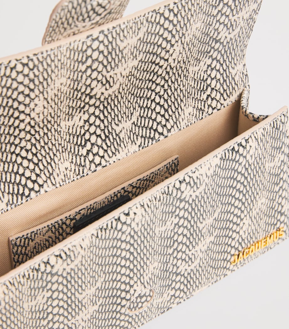 Long Leather Bambino Shoulder Bag 150 BEIGE Image 4