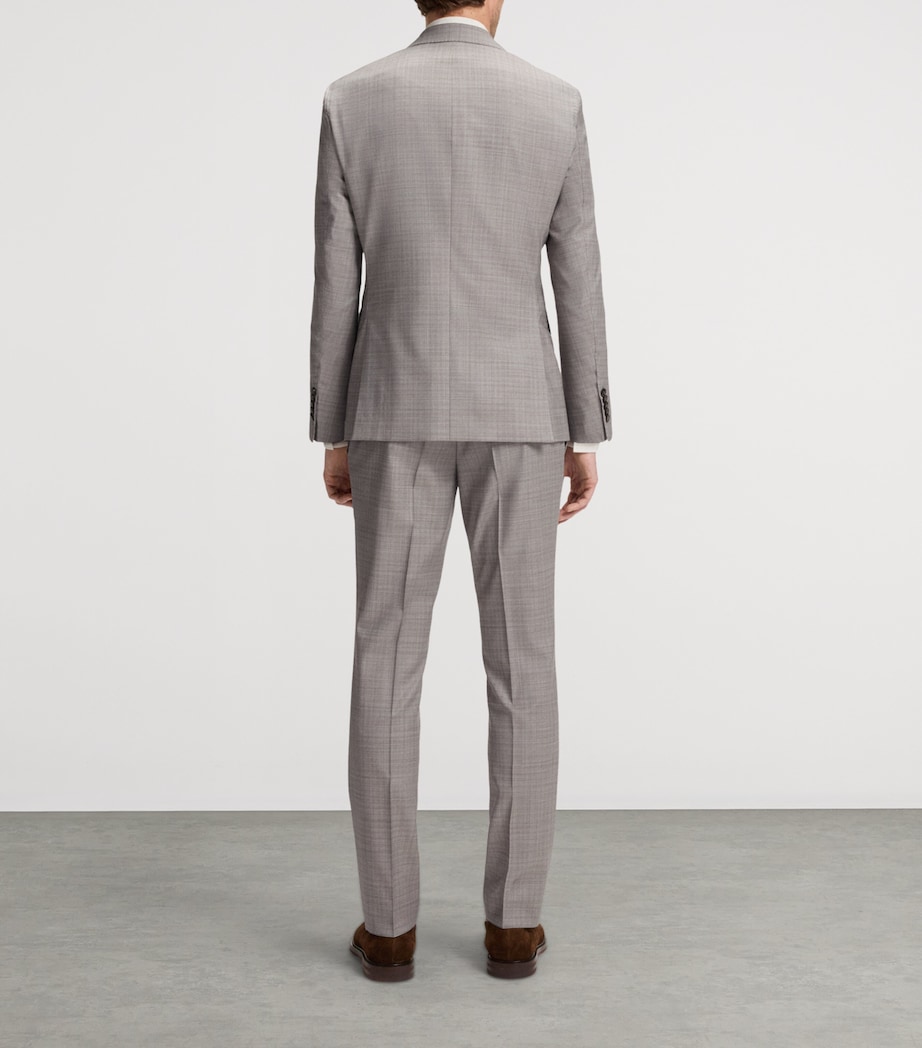 Virgin Wool Check 2-Piece Suit 255 Image 3
