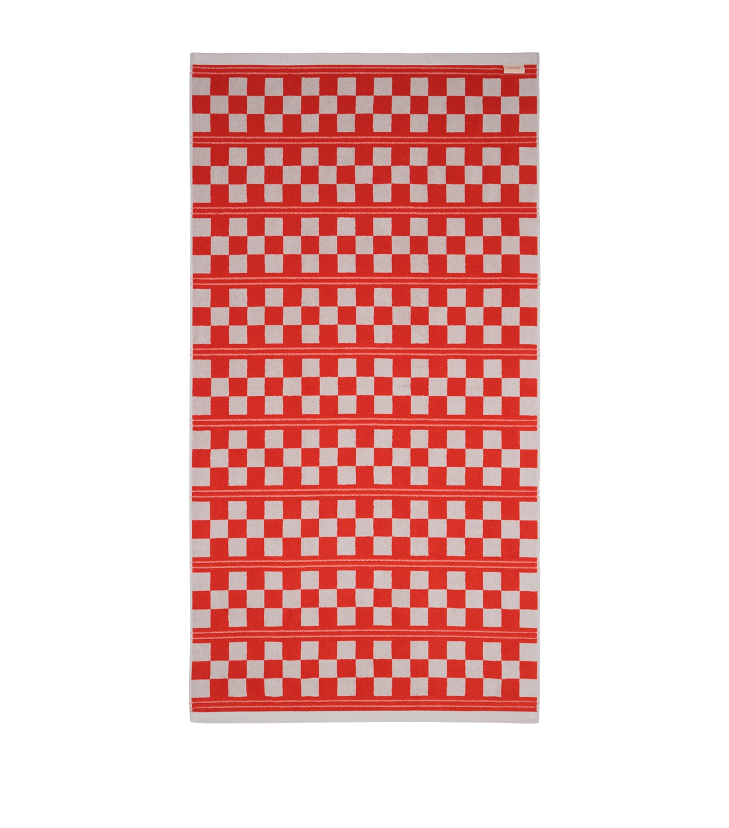 Busby Beach Towel (90cm x 170cm) CLOUD & RANCH RED Image 3
