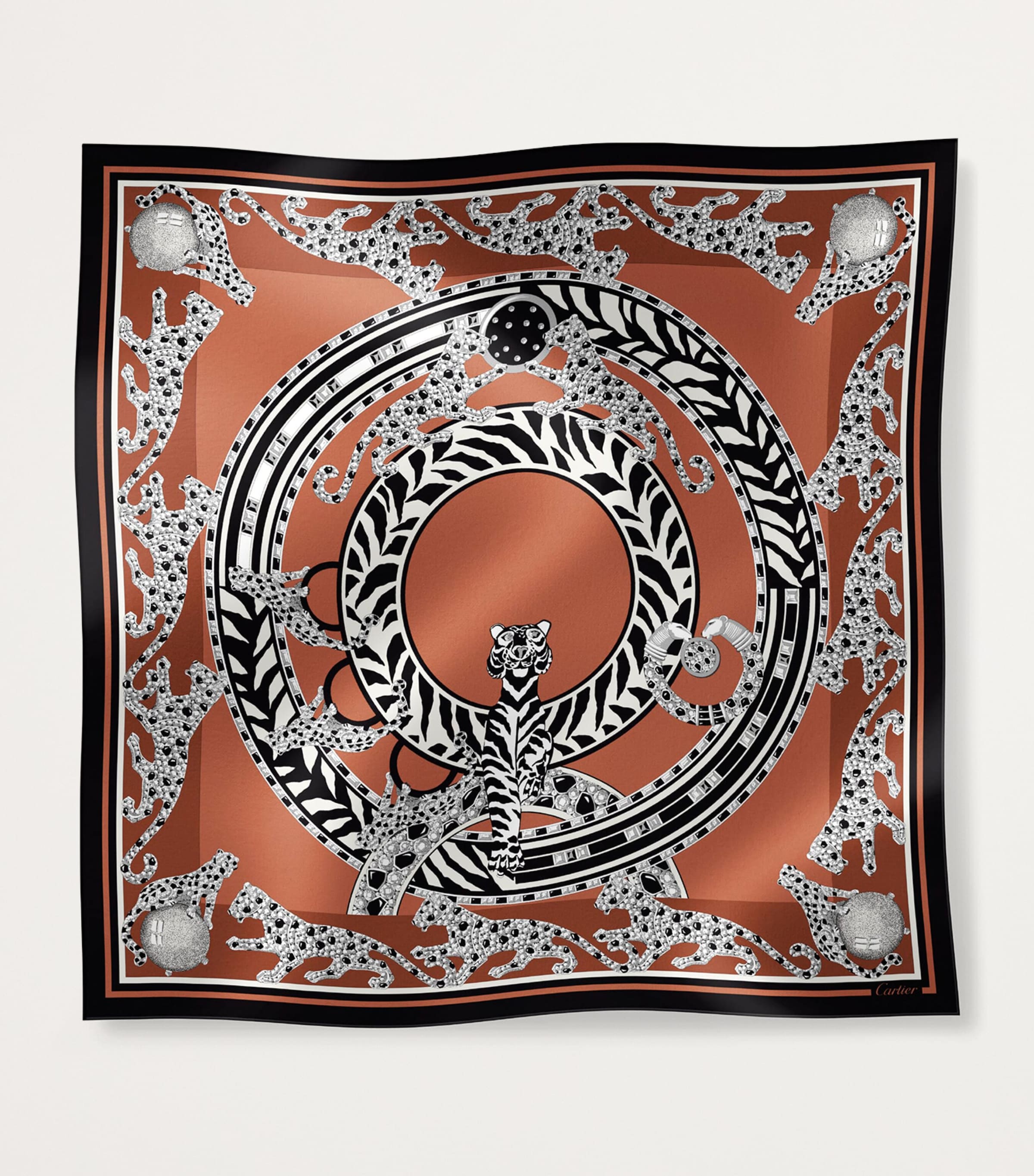 foulard must de cartier panthere carre bijou