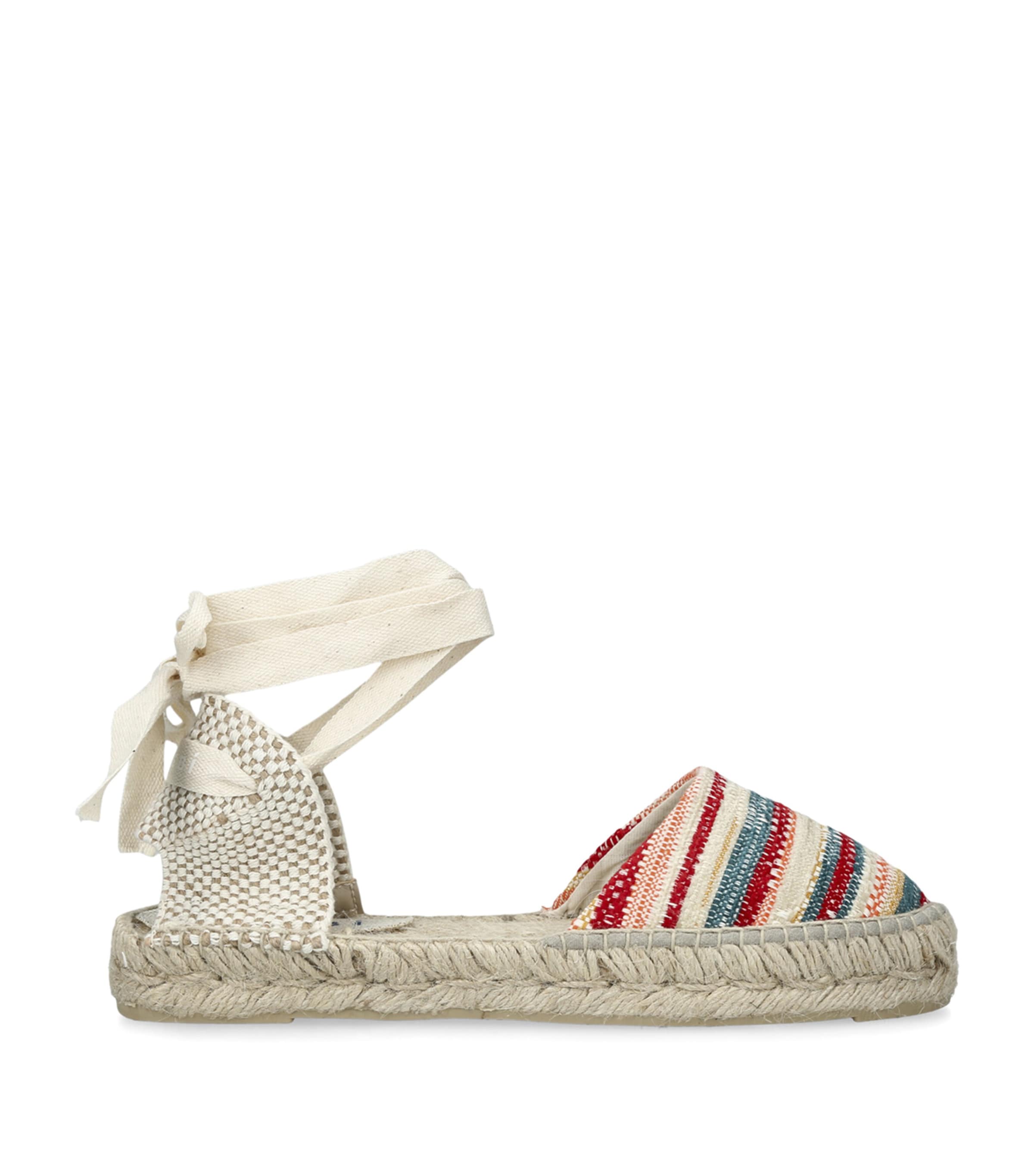 Manebi Cotton Stripe Hamptons Espadrilles Mult/other Image 1
