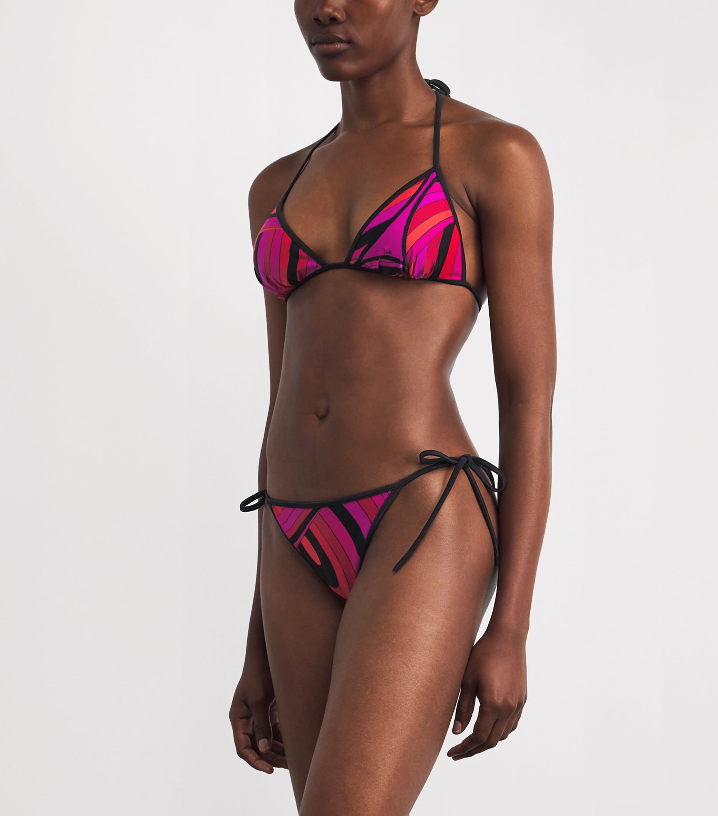PUCCI Womens Iride Bikini Bottoms Fuchsia Image 2