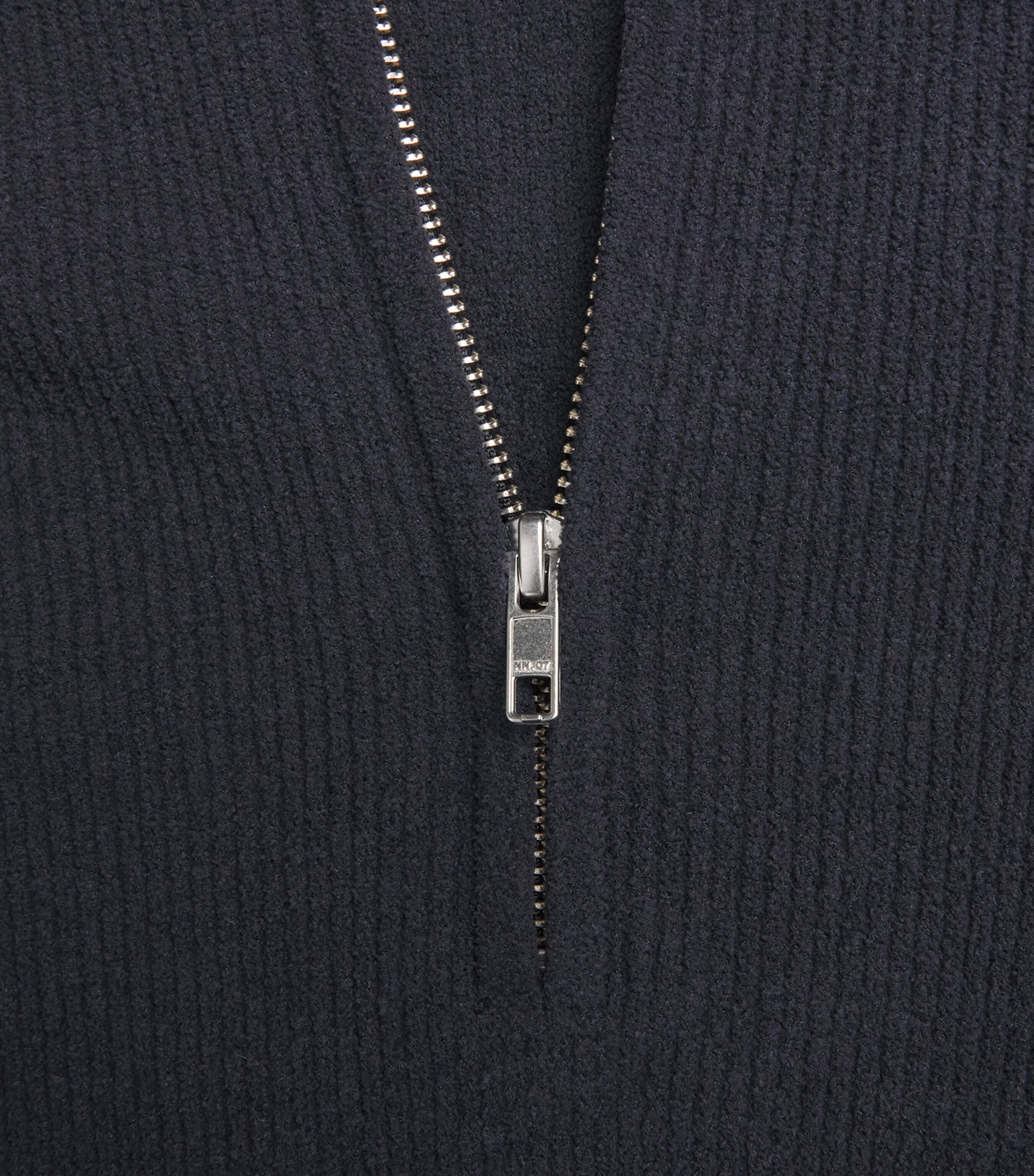 NN07 Mens Danny Half-Zip Sweater Navy Blue Image 6