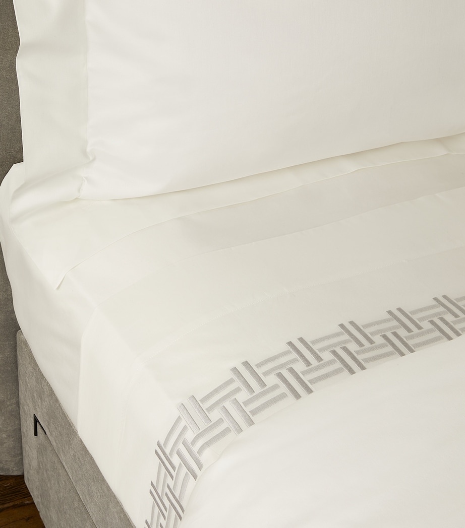 Basketweave Square Pillowcase (65cm x 65cm) BN57  MILKROCK Image 6
