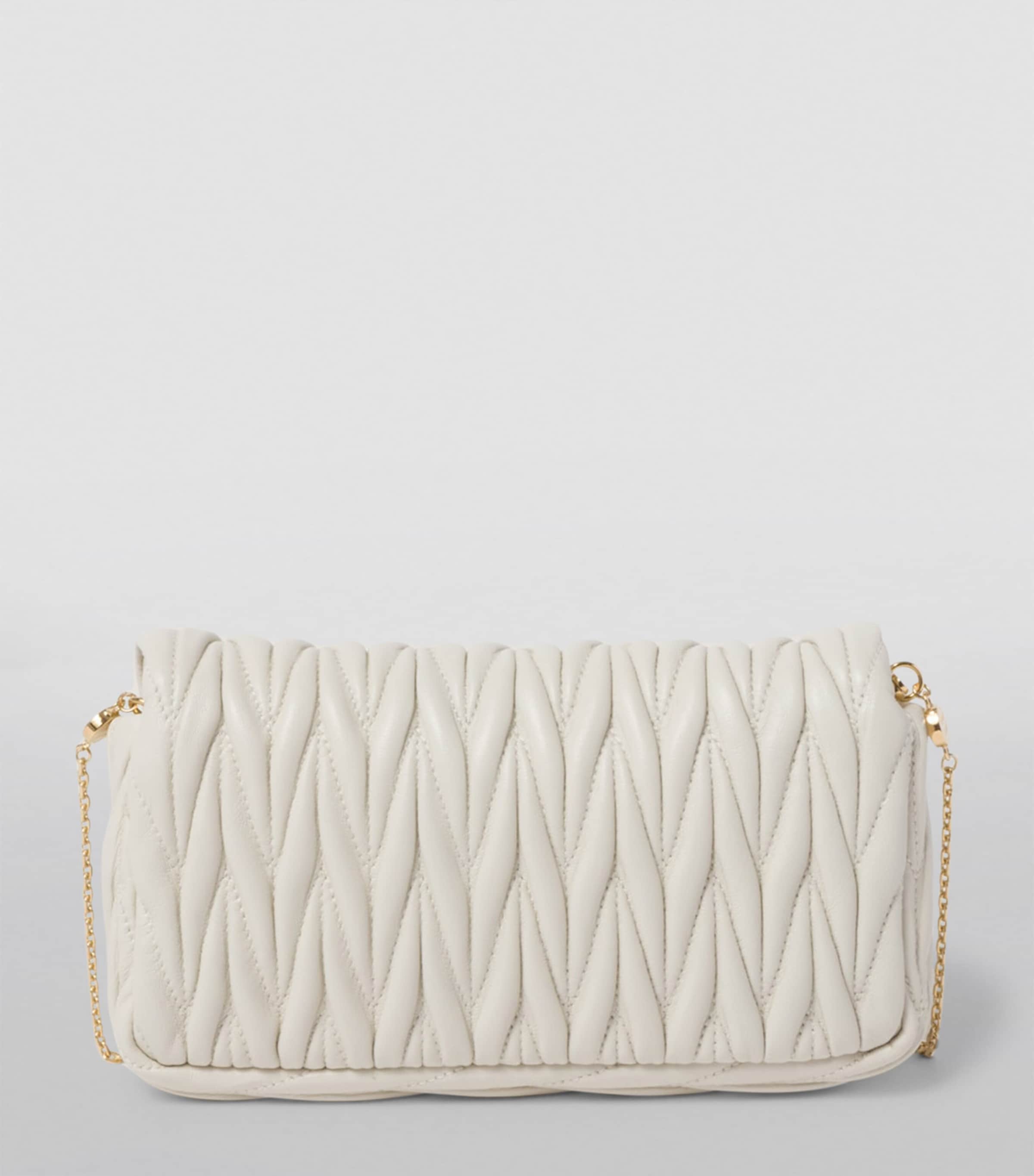 Miu Miu Mini Leather Matelassé Shoulder Bag Image 3