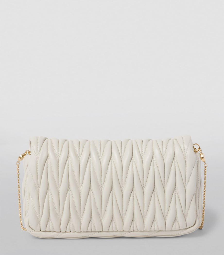 Miu Miu Mini Leather Matelassé Shoulder Bag Image 3