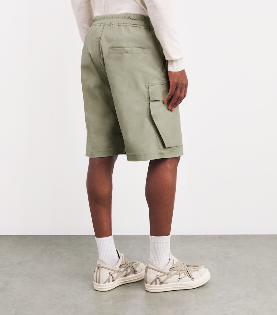 Stretch-Cotton Cargobela Shorts 15/CELADON Image 4