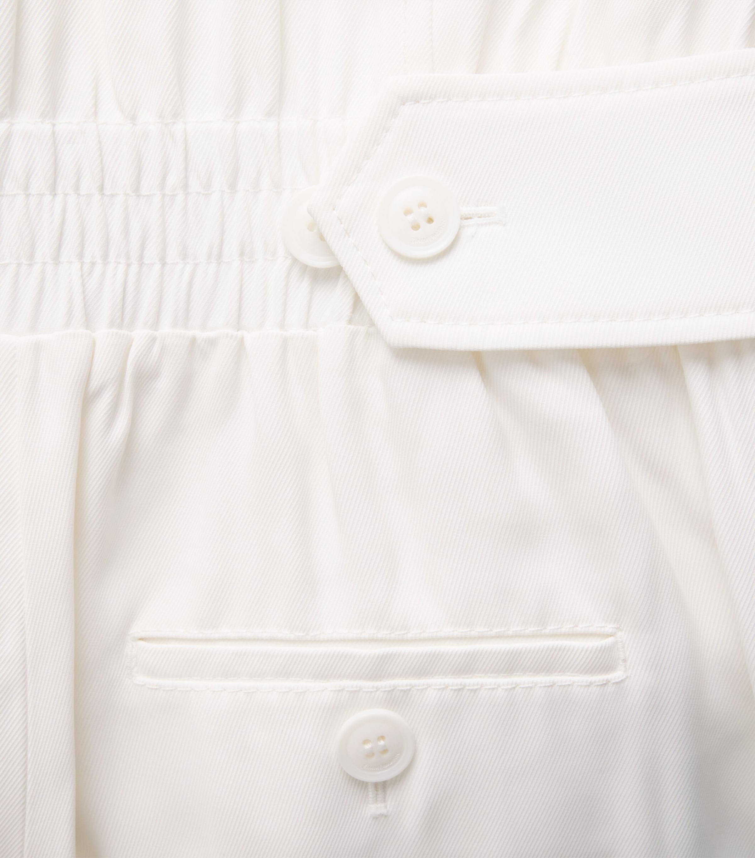 Twill Luna Jumpsuit WHITE Image 2