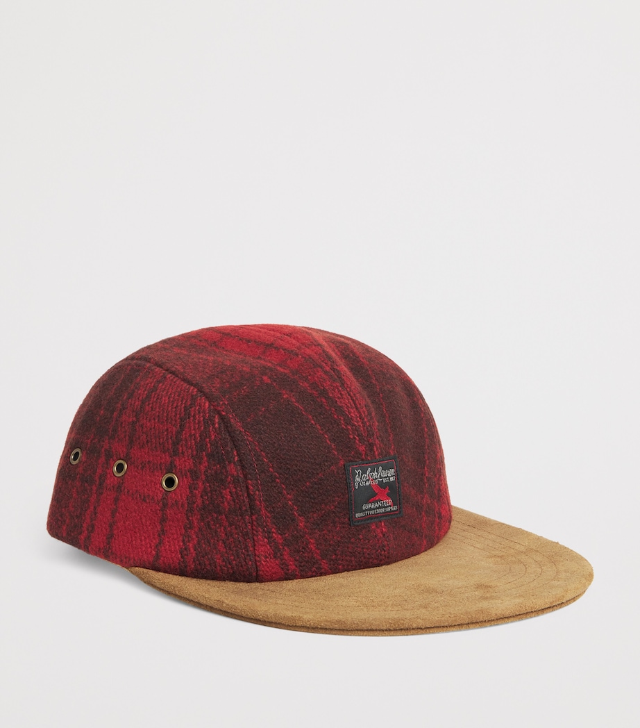 Wool-Leather Cap RED Image 2