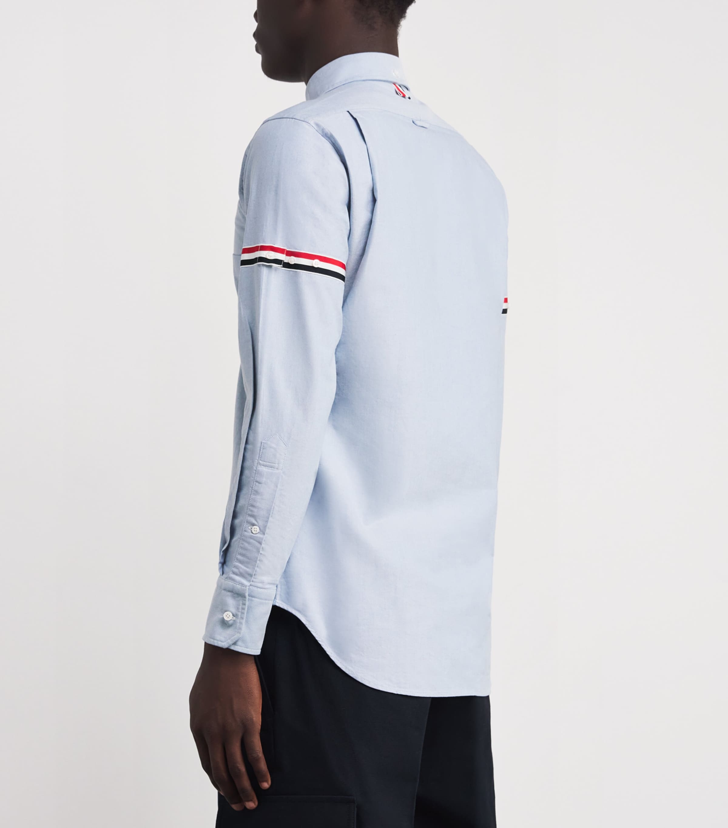 4-Bar Stripe Shirt LIGHT BLUE Image 4