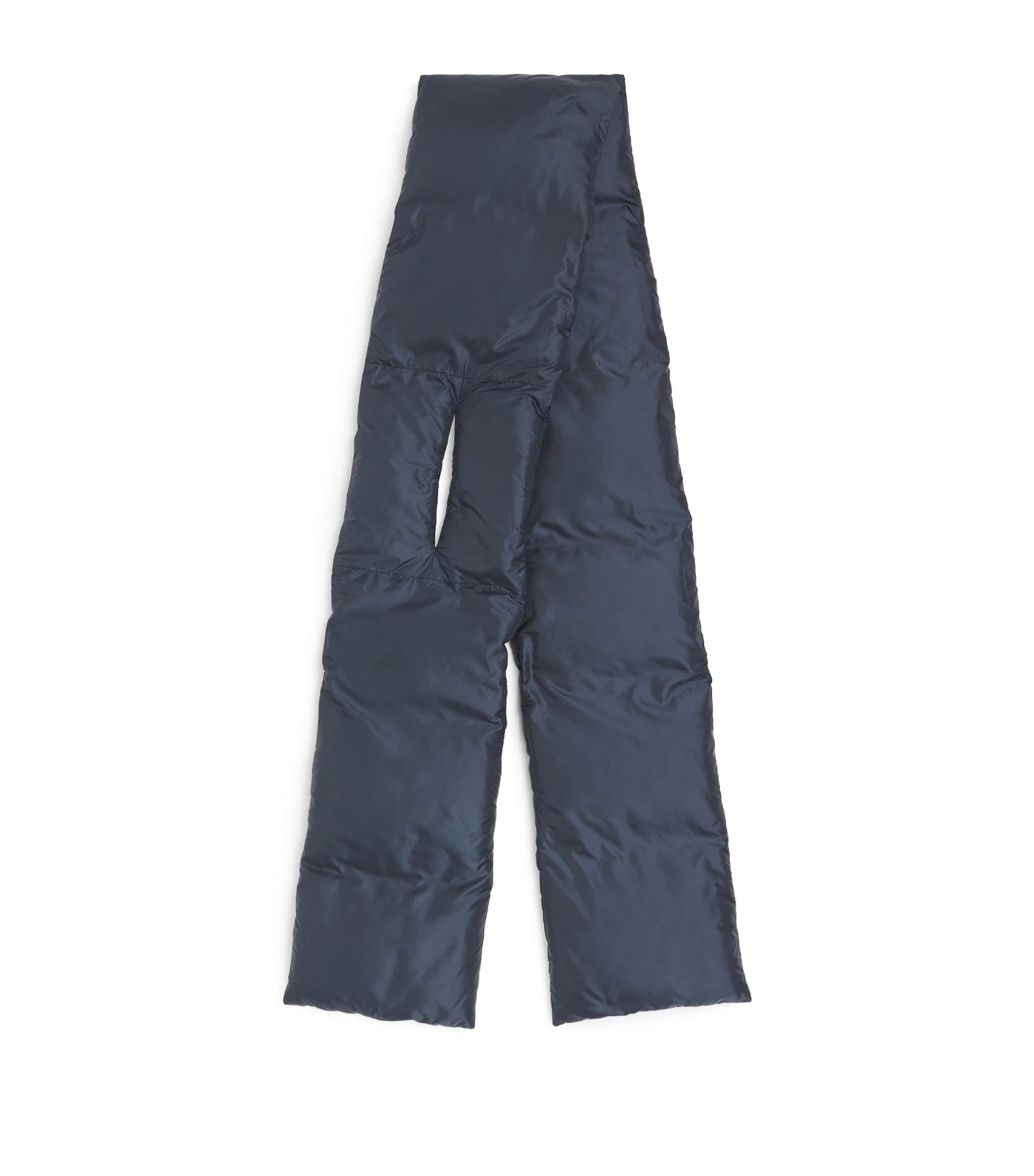 Max Mara Padded Scarf In Blue