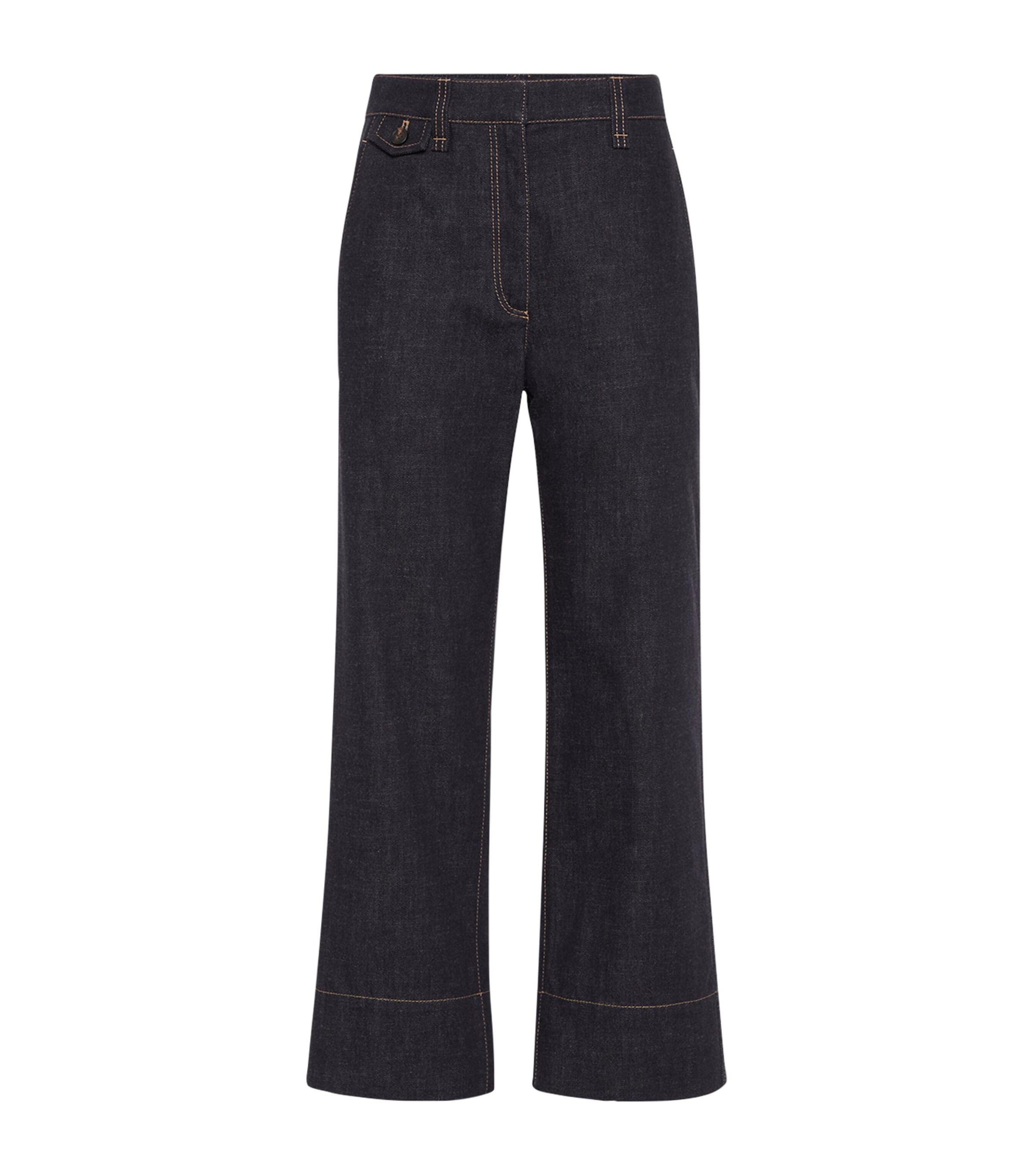 Brunello Cucinelli No-fade Sartorial Square Jeans In Blue