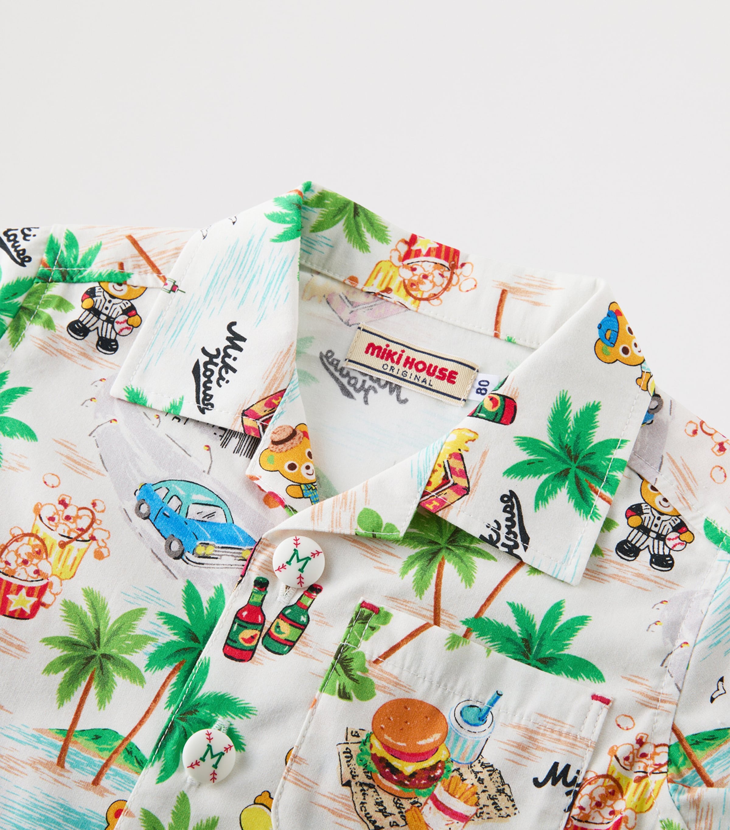 Miki House Printed Shirt (2-3 Years) Image 6