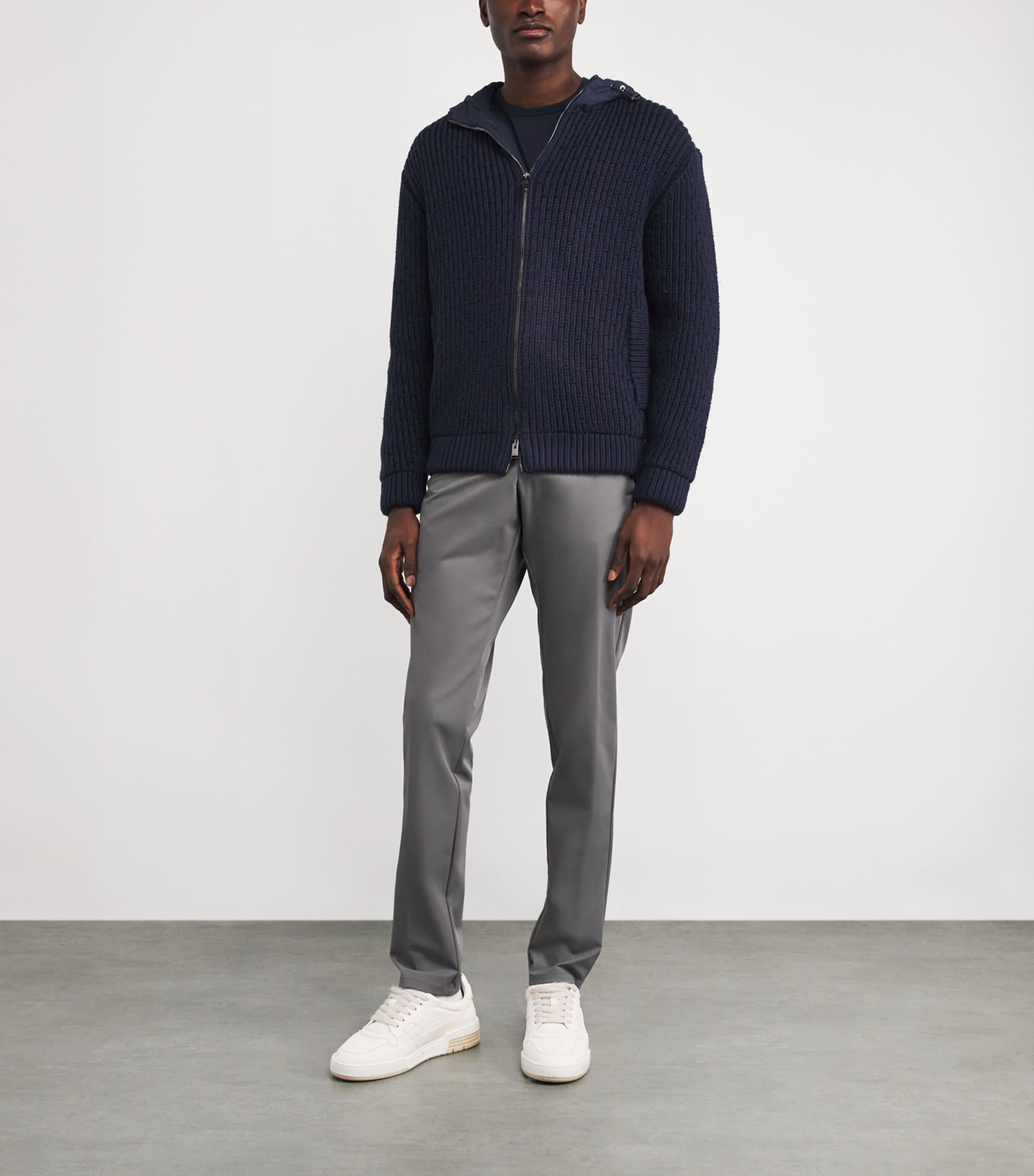 Wool Cable-Knit Jacket 310 Image 2