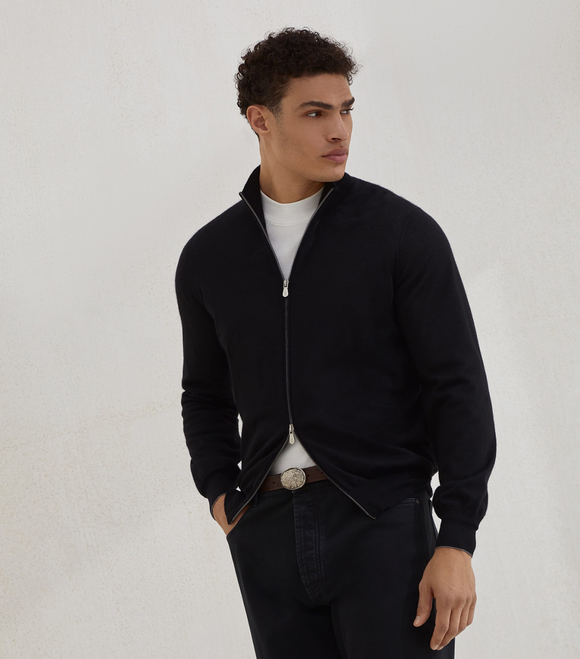 Cashmere-Silk Cardigan CH101 Image 2