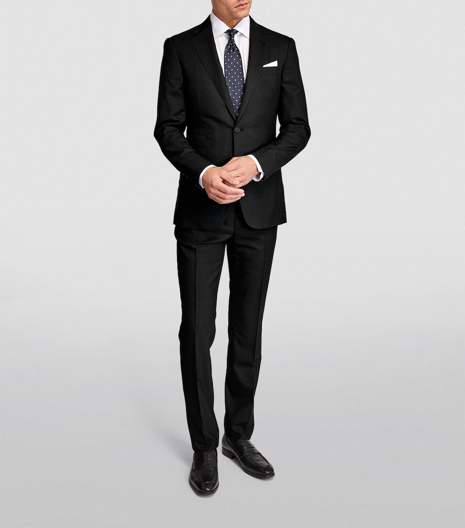 Wool 2-Piece Suit CHARCOAL Image 2