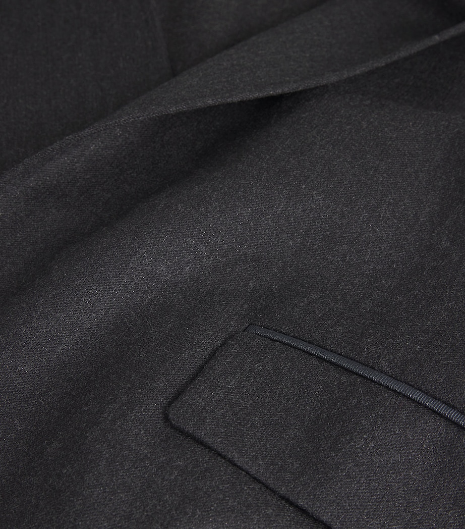 Wool-Blend Belted Jacket CARBONE Image 5