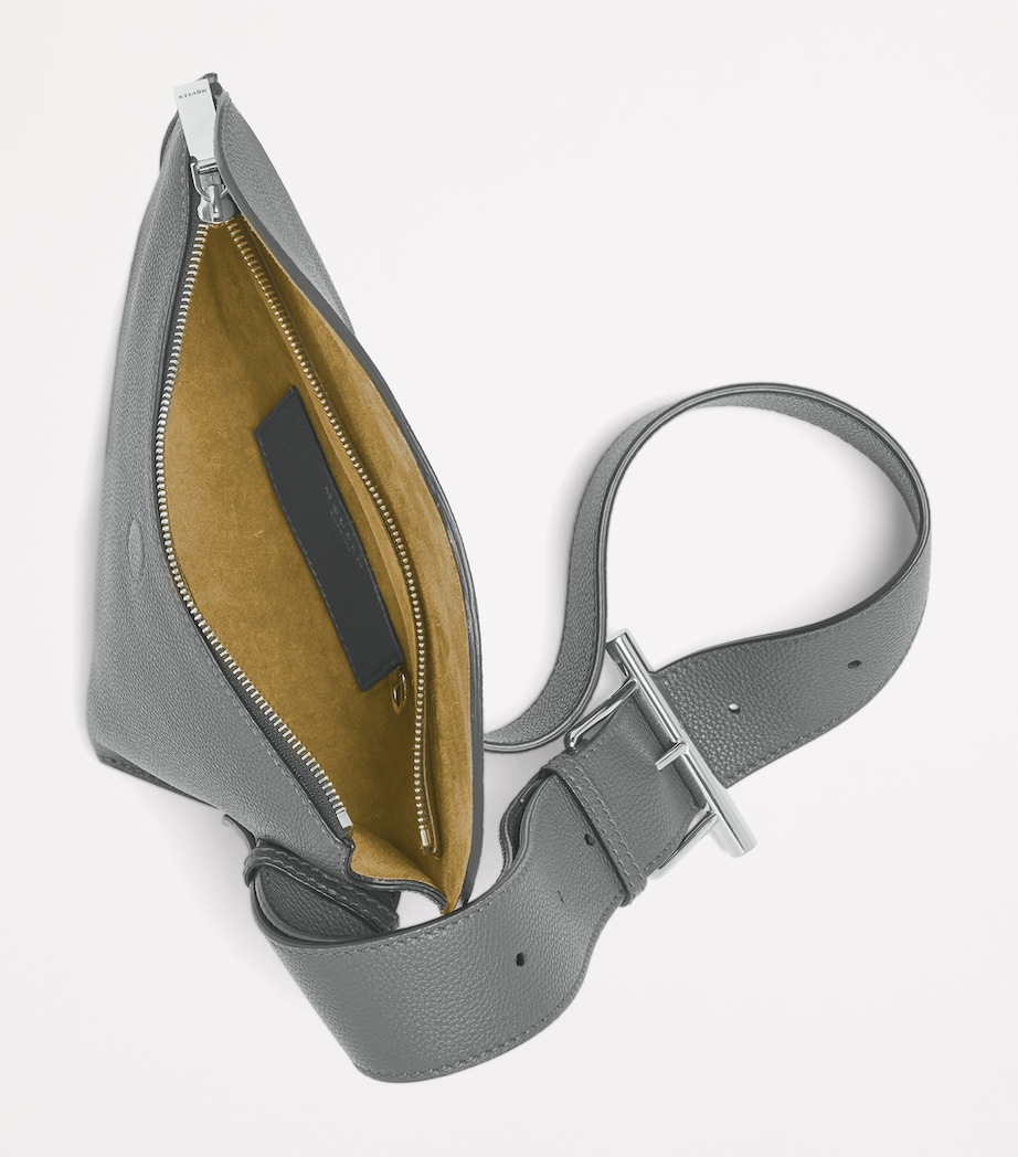 Leather T-Bar Sling Cross-Body Bag 1424 Image 5