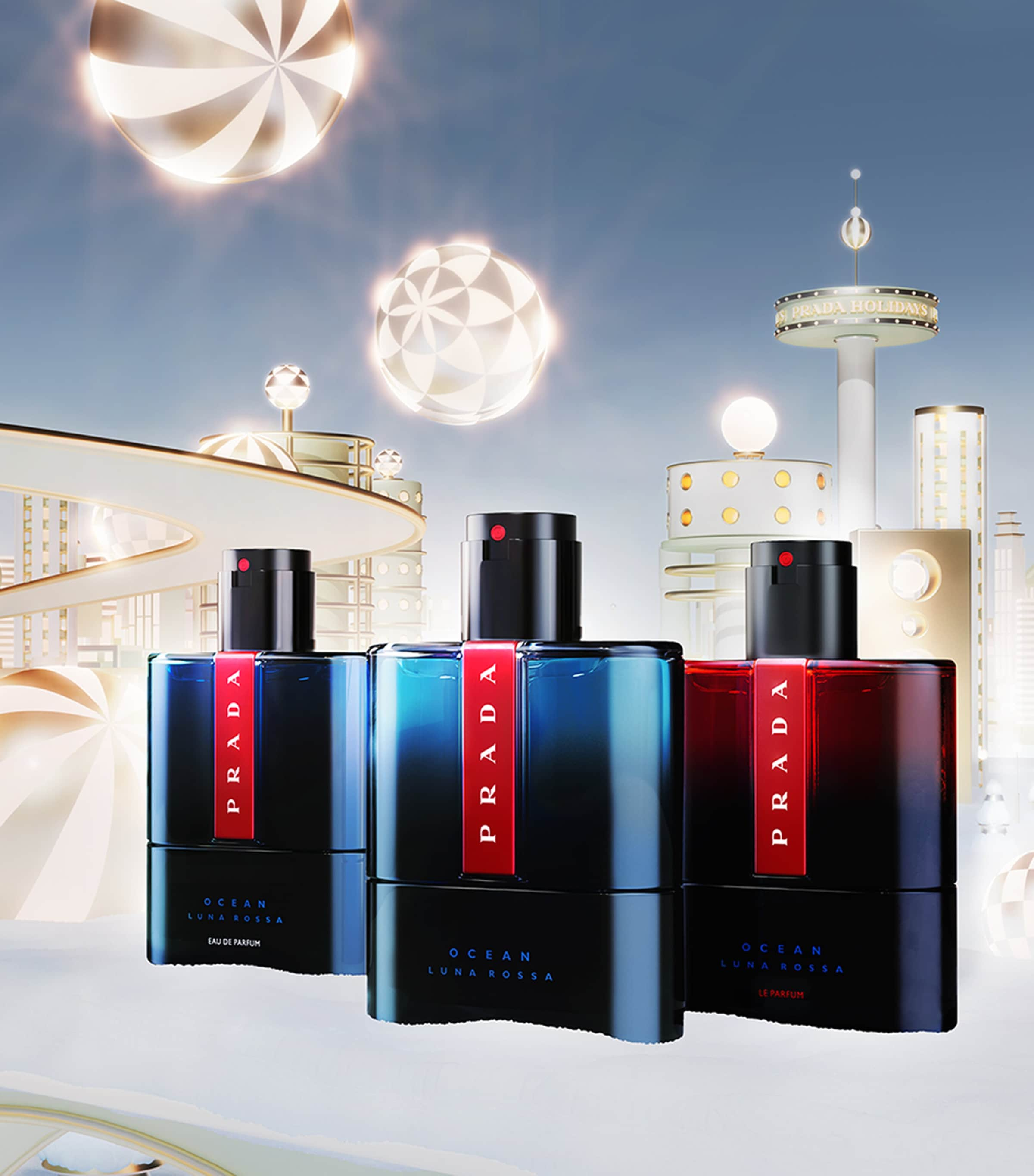 Prada Beauty Luna Rossa Ocean Eau de Toilette Fragrance Gift Set Harrods UK