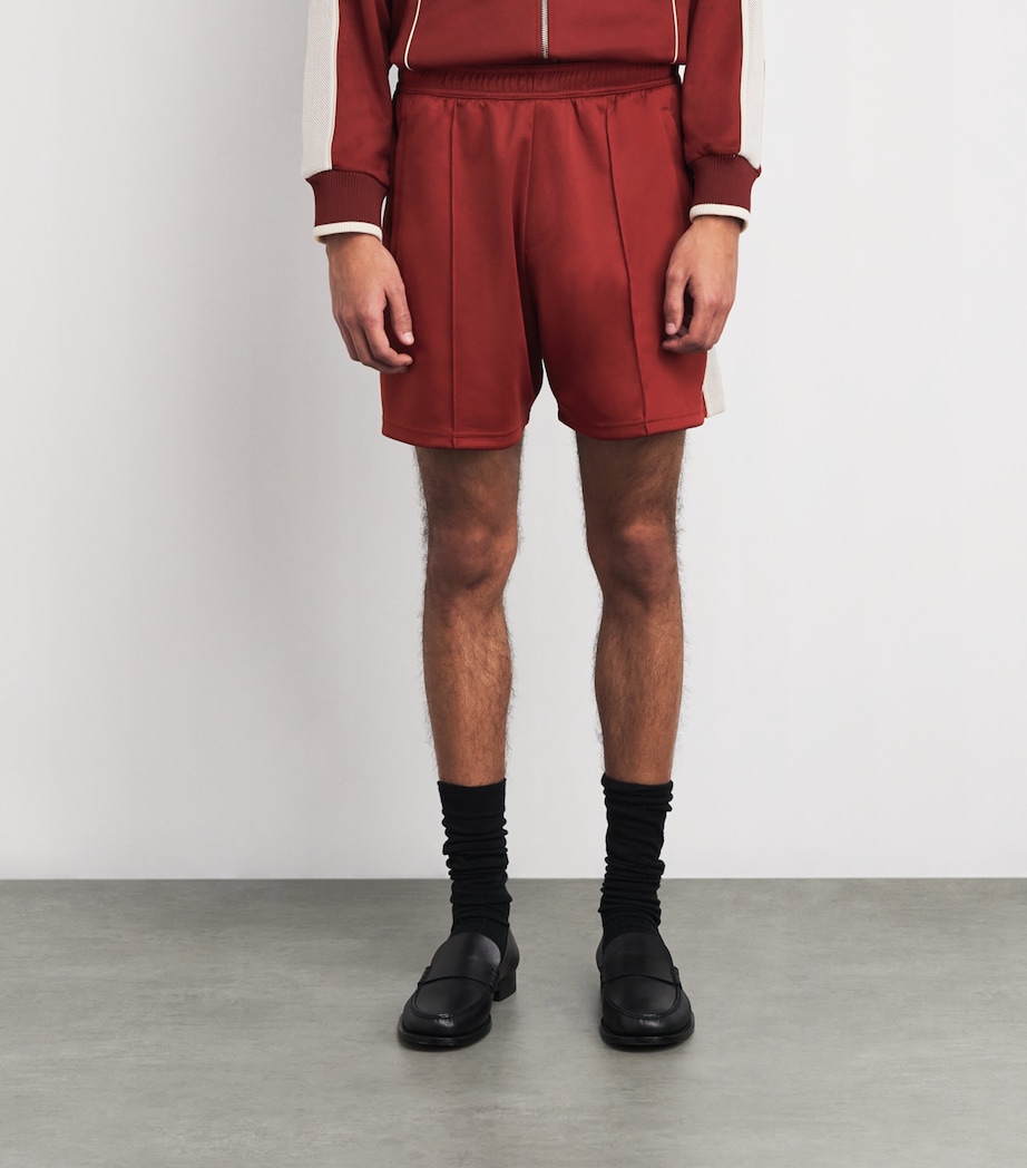 Stripe Motion Shorts RUST / IVORY Image 3