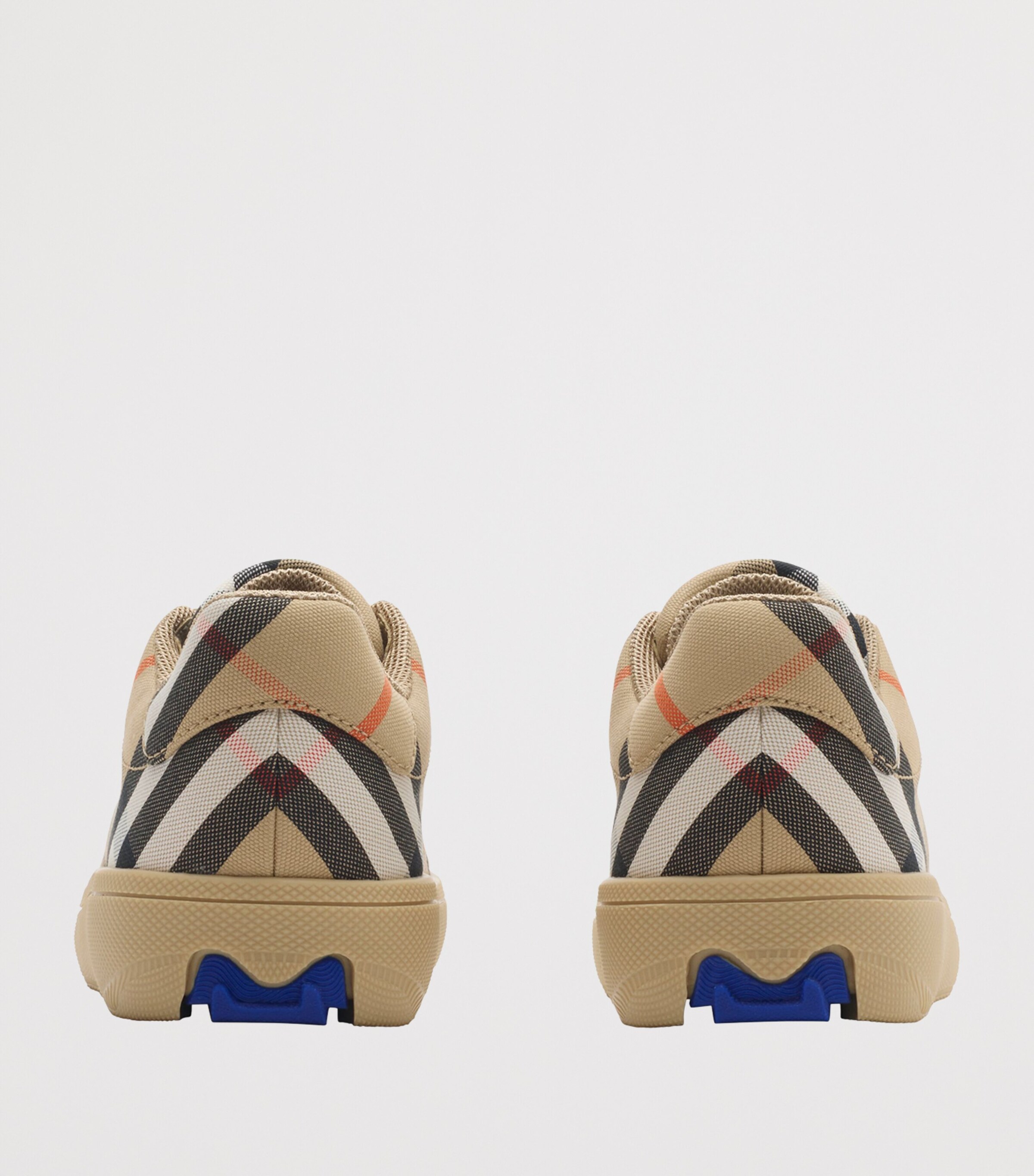Cotton Check Sneakers SAND IP CHECK Image 3