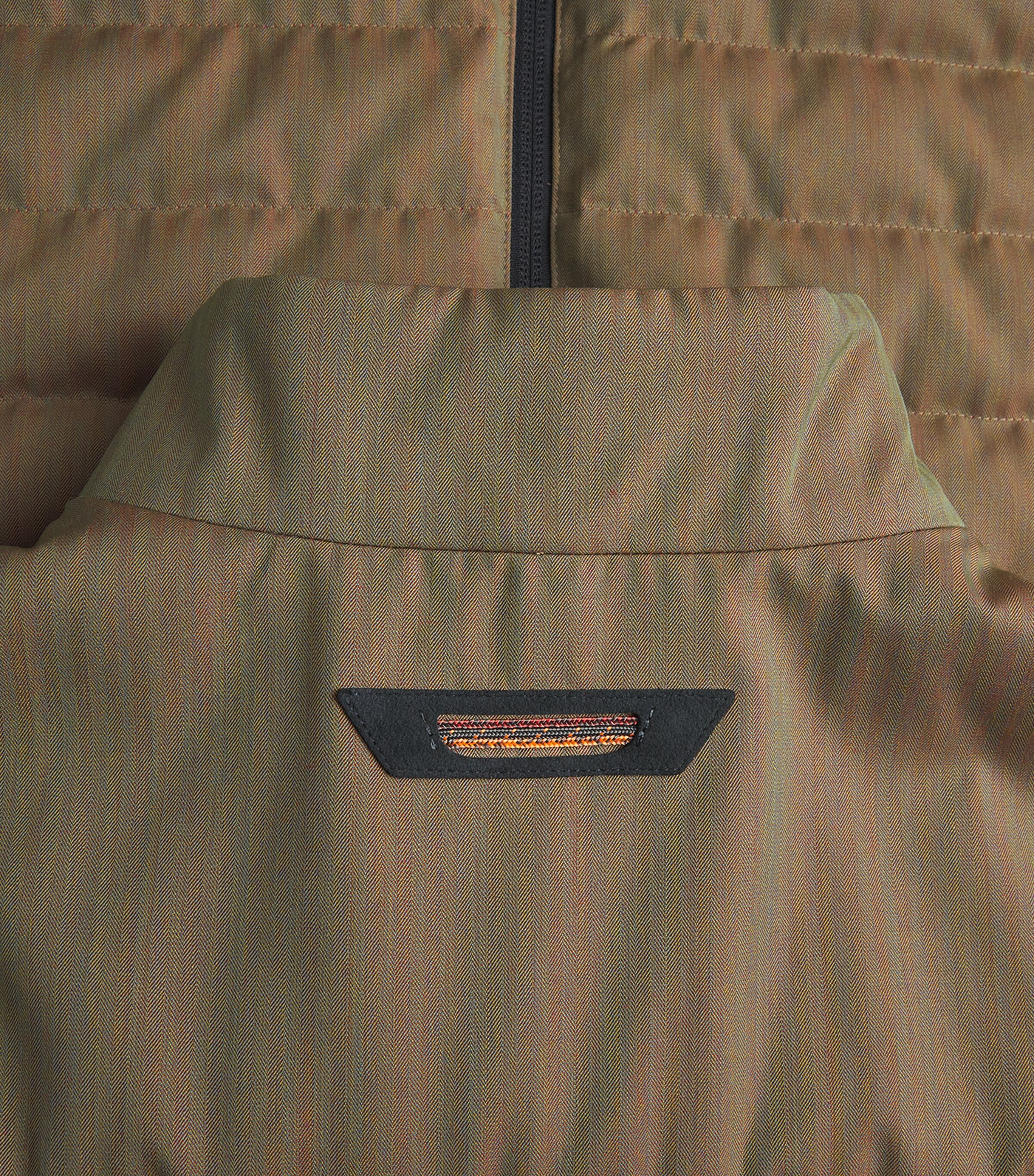 Sease Mens Wool-Blend Intrepid Down Gilet Iridscent Desert Image 6