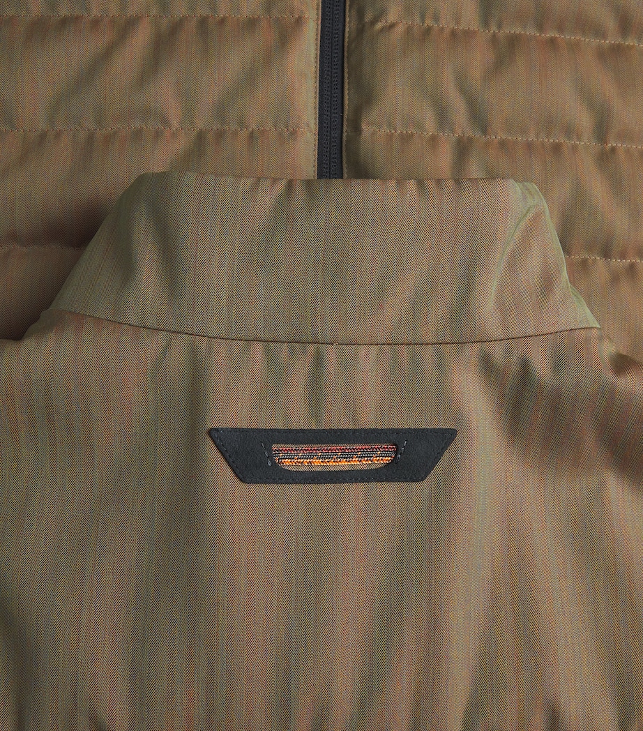 Sease Mens Wool-Blend Intrepid Down Gilet Iridscent Desert Image 6