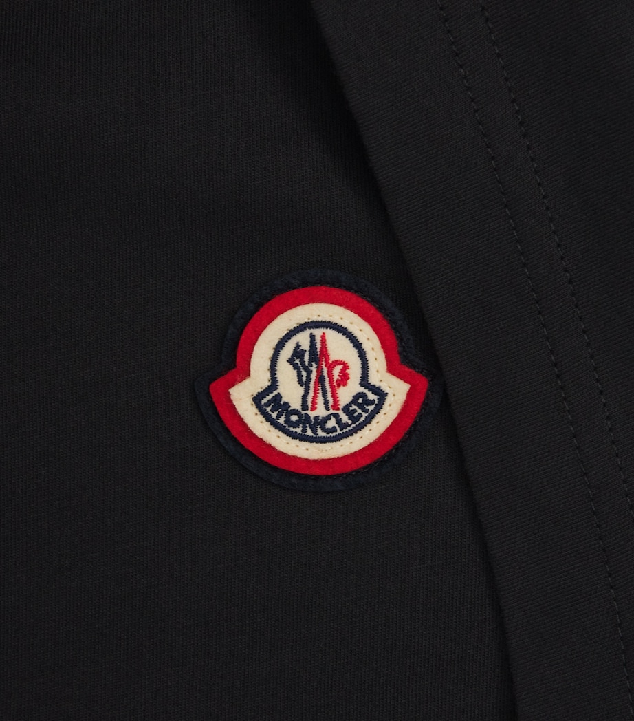 Moncler Mens Cotton Logo-Patch T-Shirt Image 6