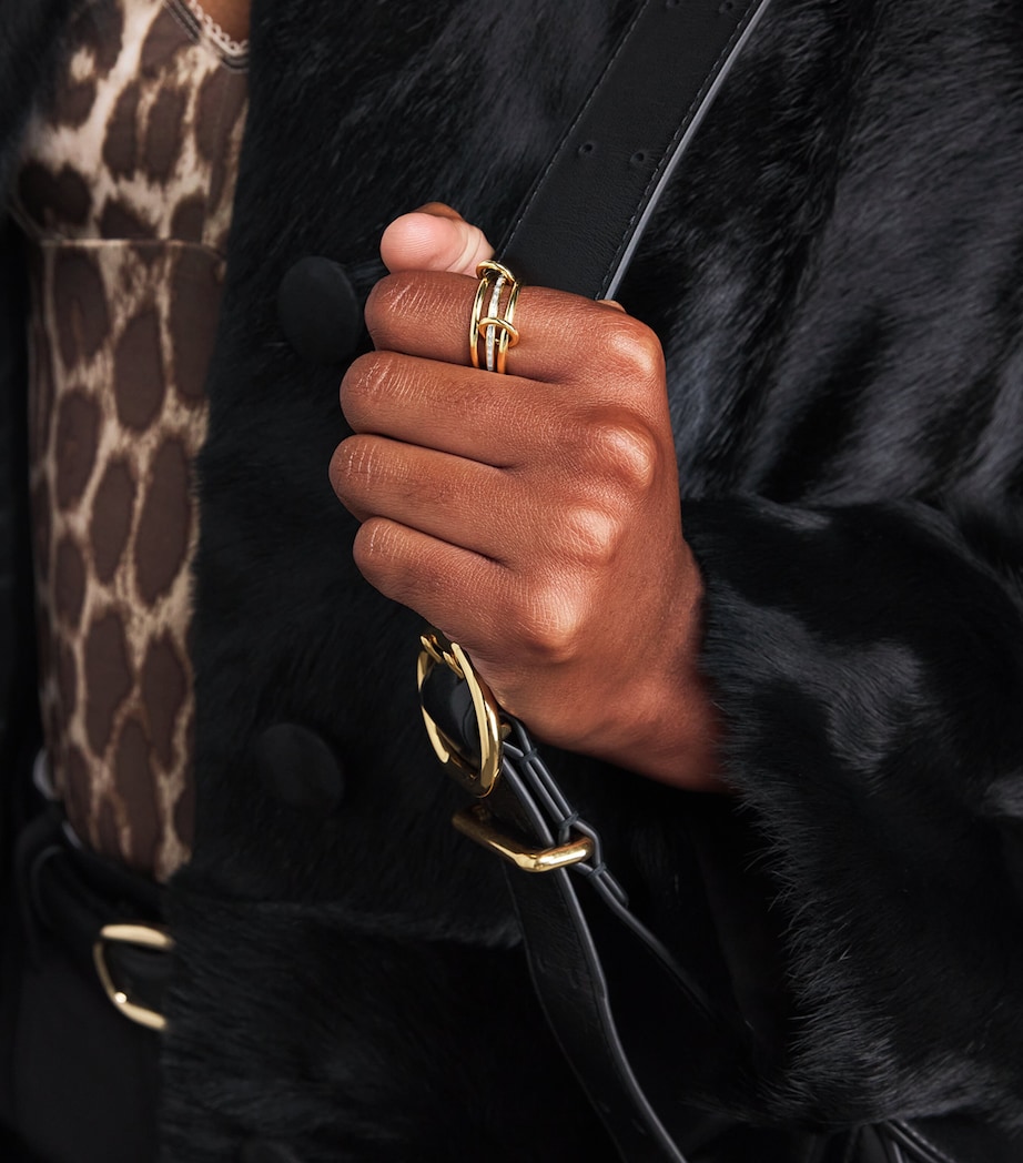 Yellow Gold and Diamond Sonja Ring YELLOW GOLD Image 2