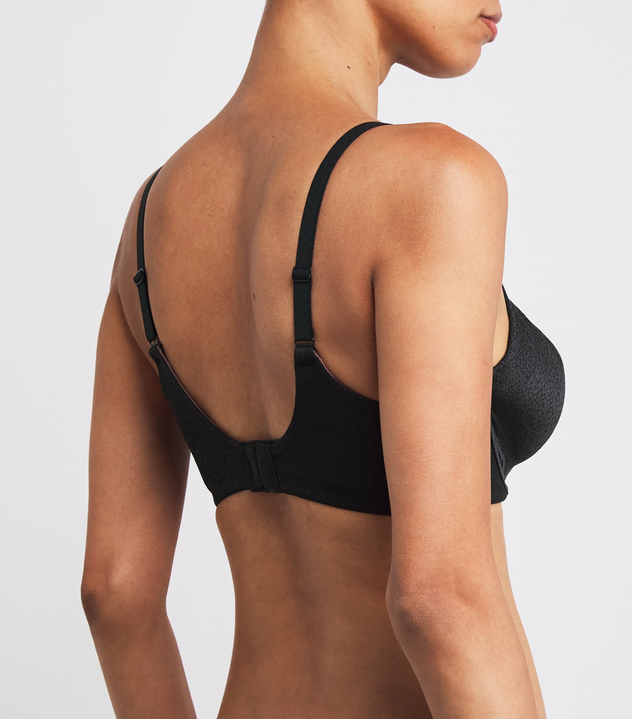 Back Appeal Underwire Bra BLACK Image 3