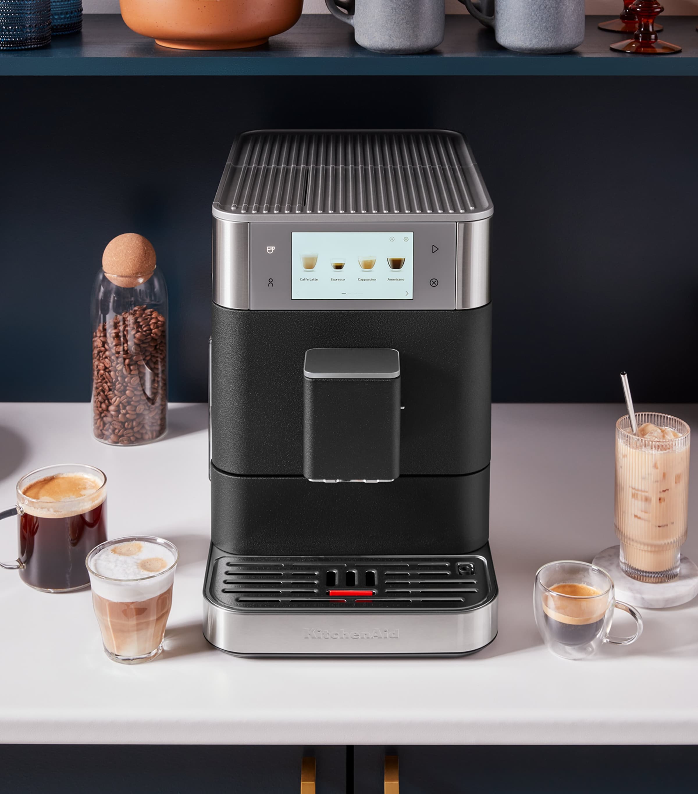 Fully Automatic Espresso Machine CAST IRON BLACK Image 6