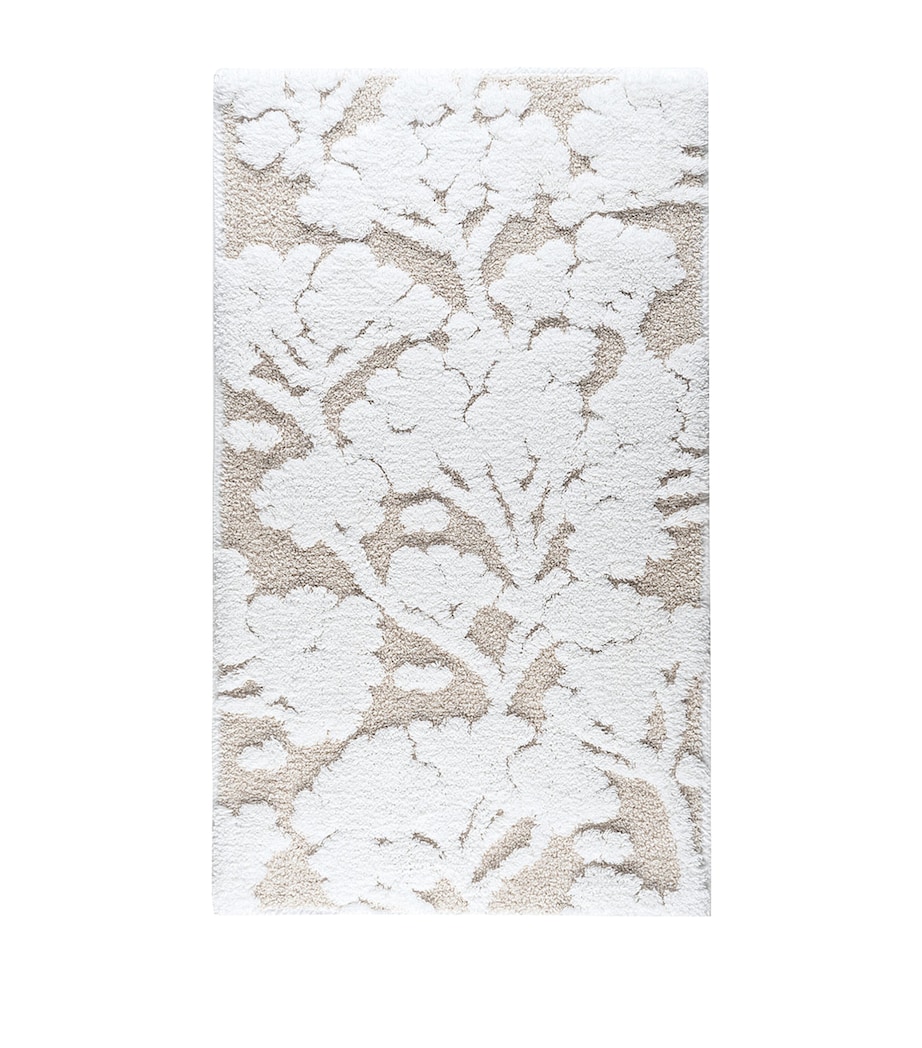 Eden Bath Mat (60cm x 100cm) WHITE Image 1