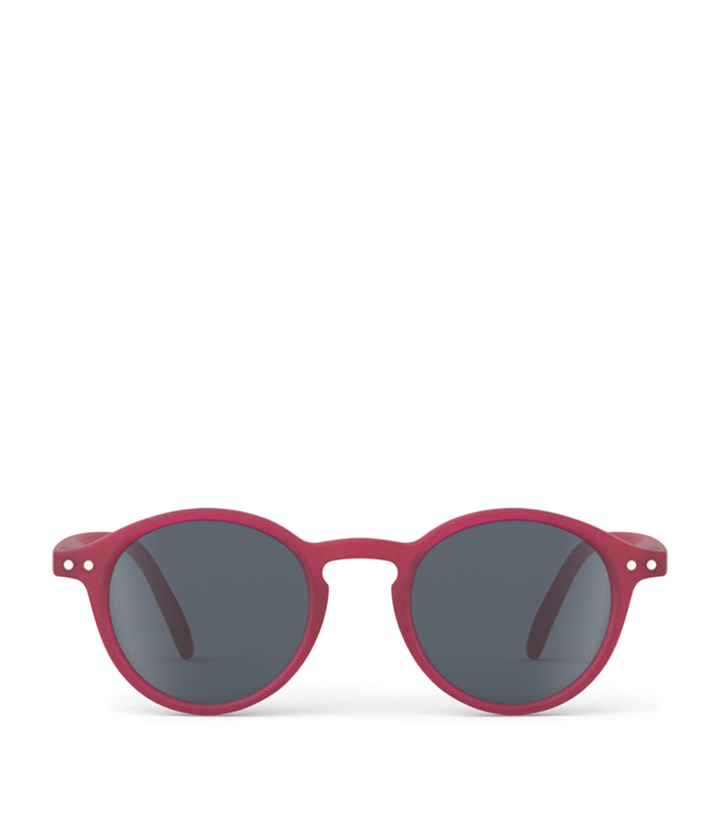 IZIPIZI KIDS #d Round Sunglasses (5-7 Years) Cranberry Image 1