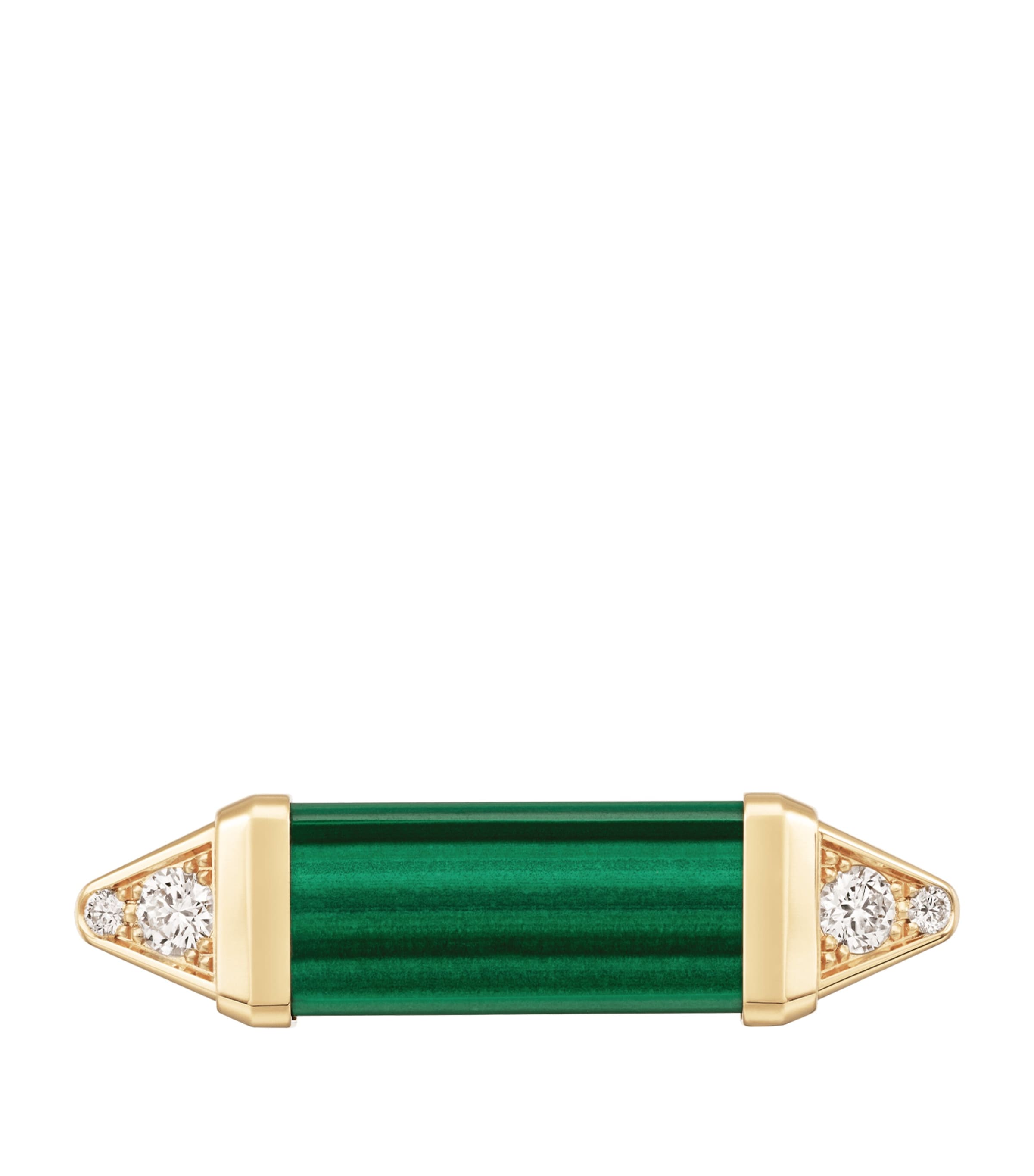 Yellow Gold, Diamond and Malachite Les Berlingots de Cartier Ring YELLOW GOLD Image 2