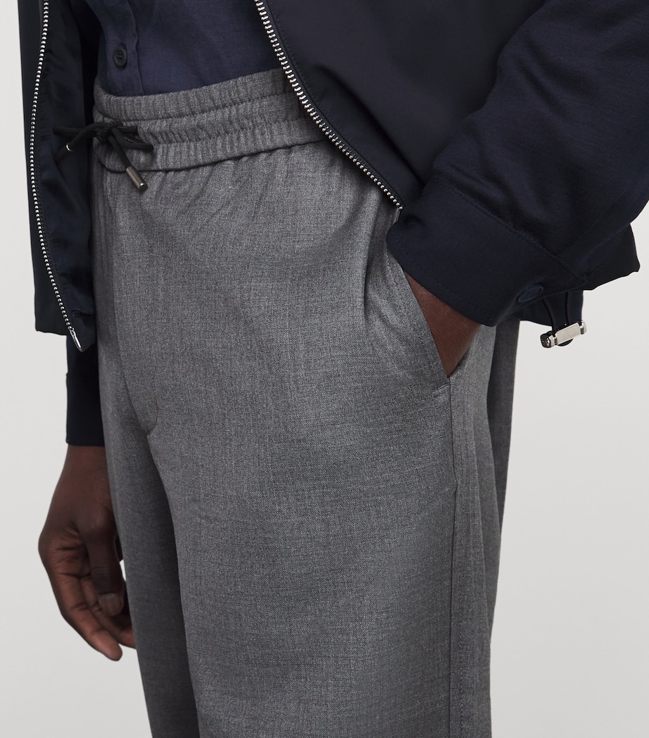 Sease Mens Virgin Wool Summer Mindset Trousers Steel Grey Image 3