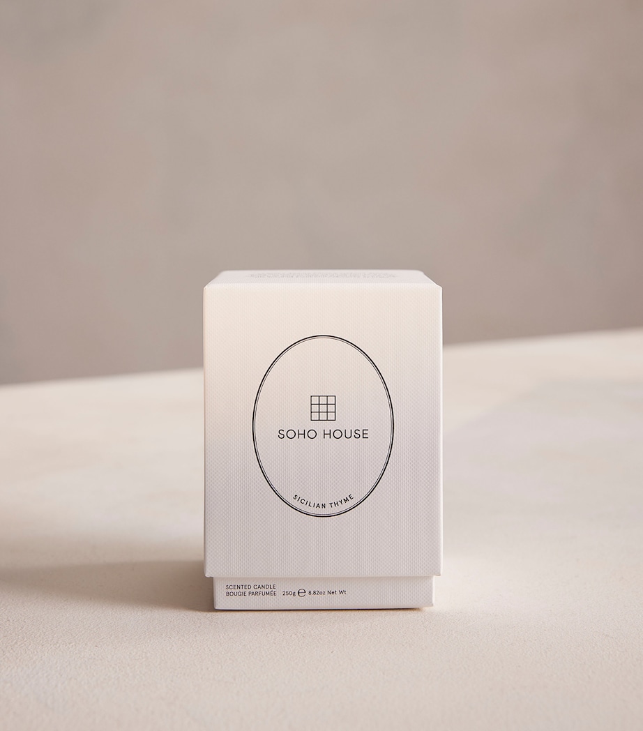 Marble Vessel and Sicilian Thyme Candle (250g) NO COLOUR Image 5