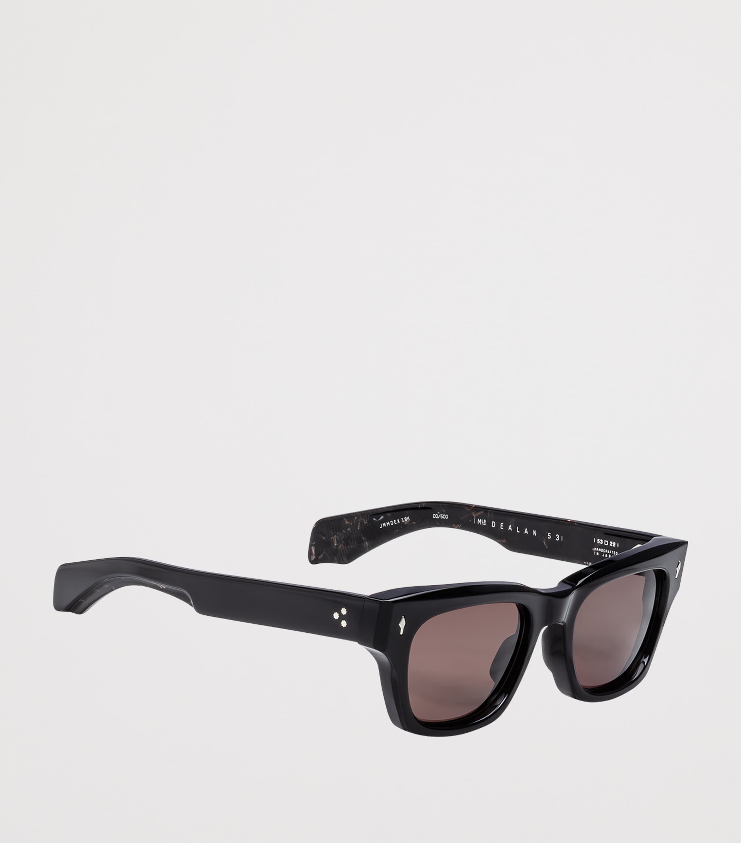 Acetate Dealan-53 Sunglasses  DEEP BROWN  CR39 Image 2