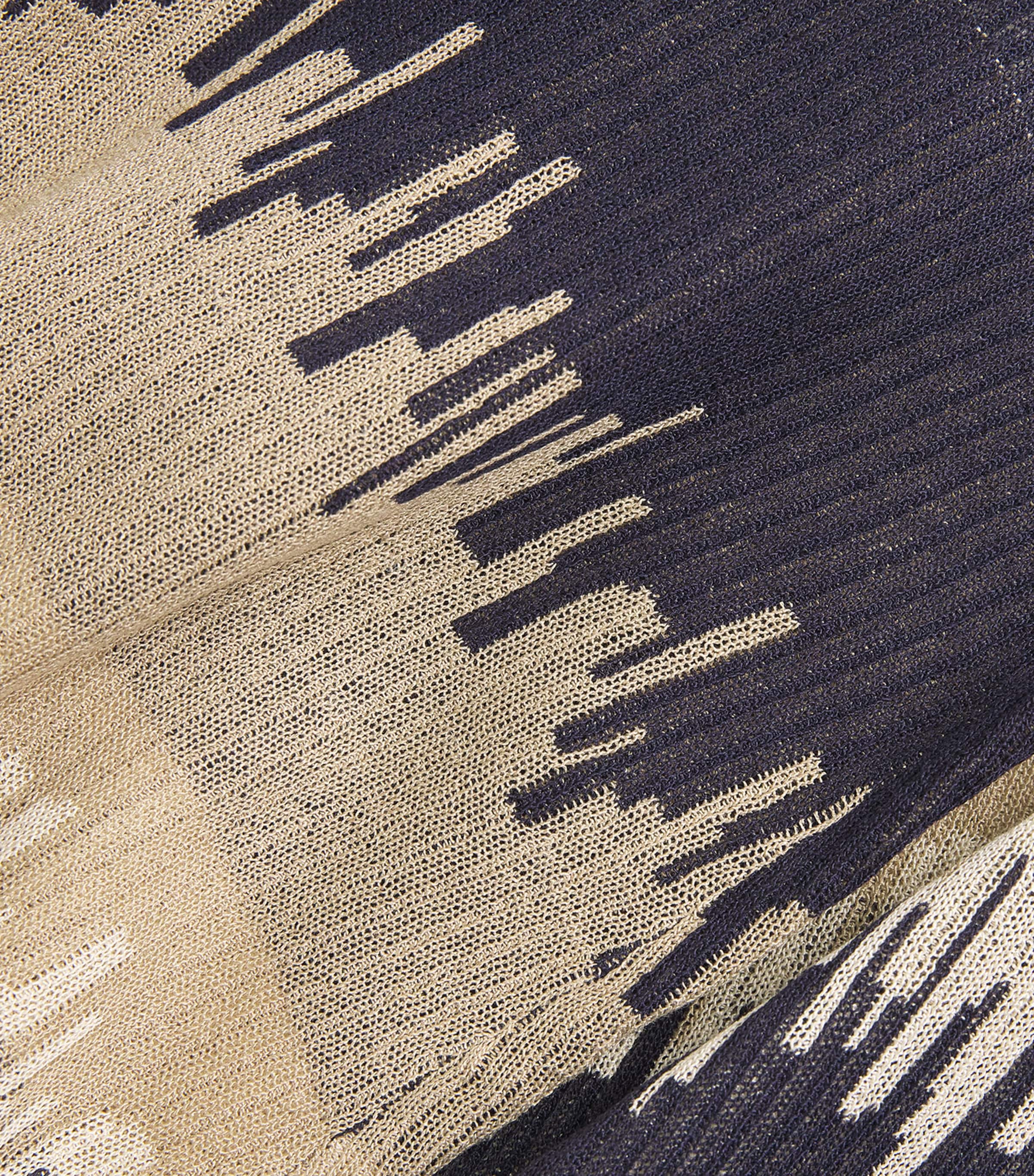 Jacquard Wave Wide-Leg Trousers MULTI Image 5