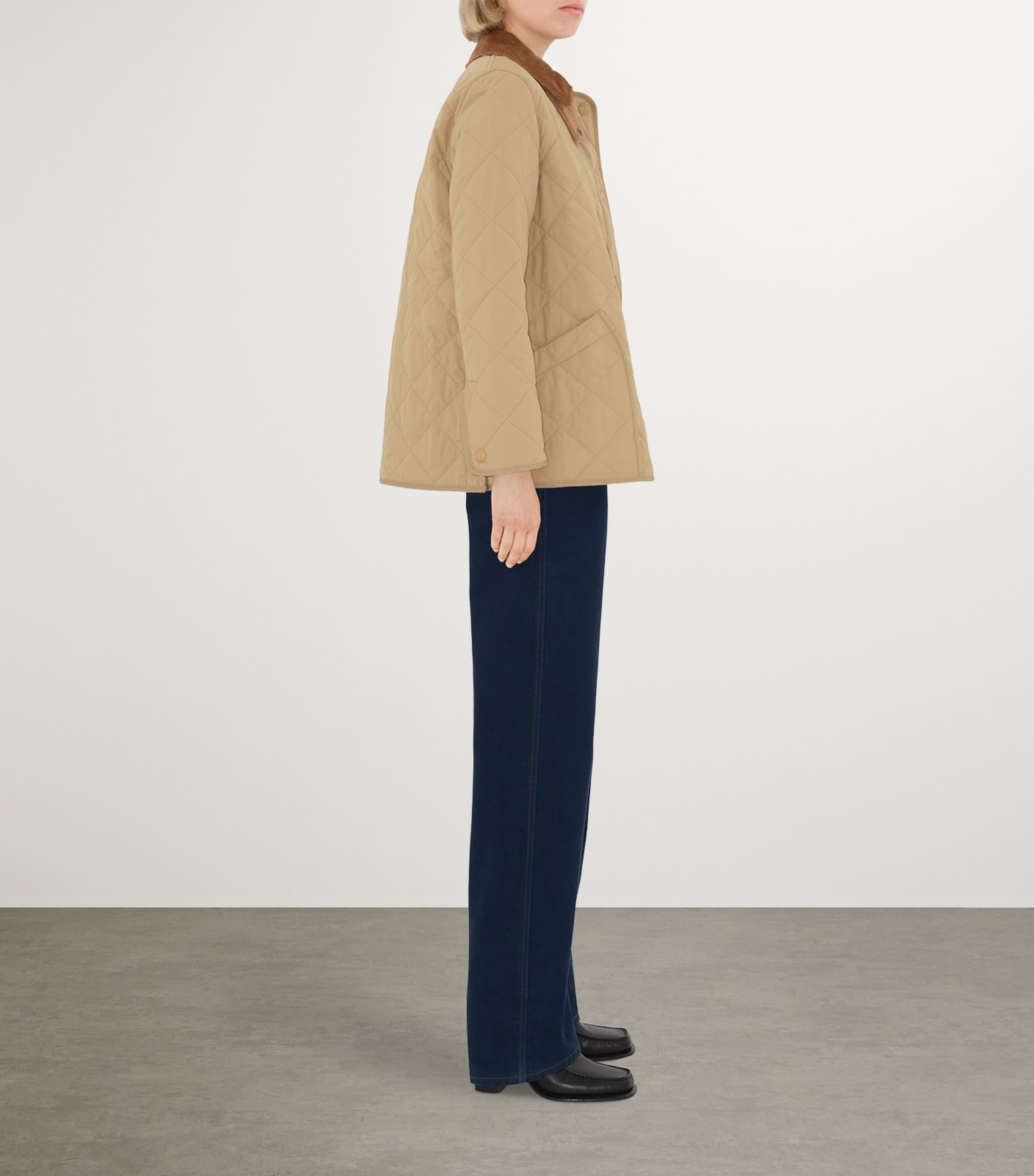 Quilted Thermoregulated Barn Jacket HONEY Image 3