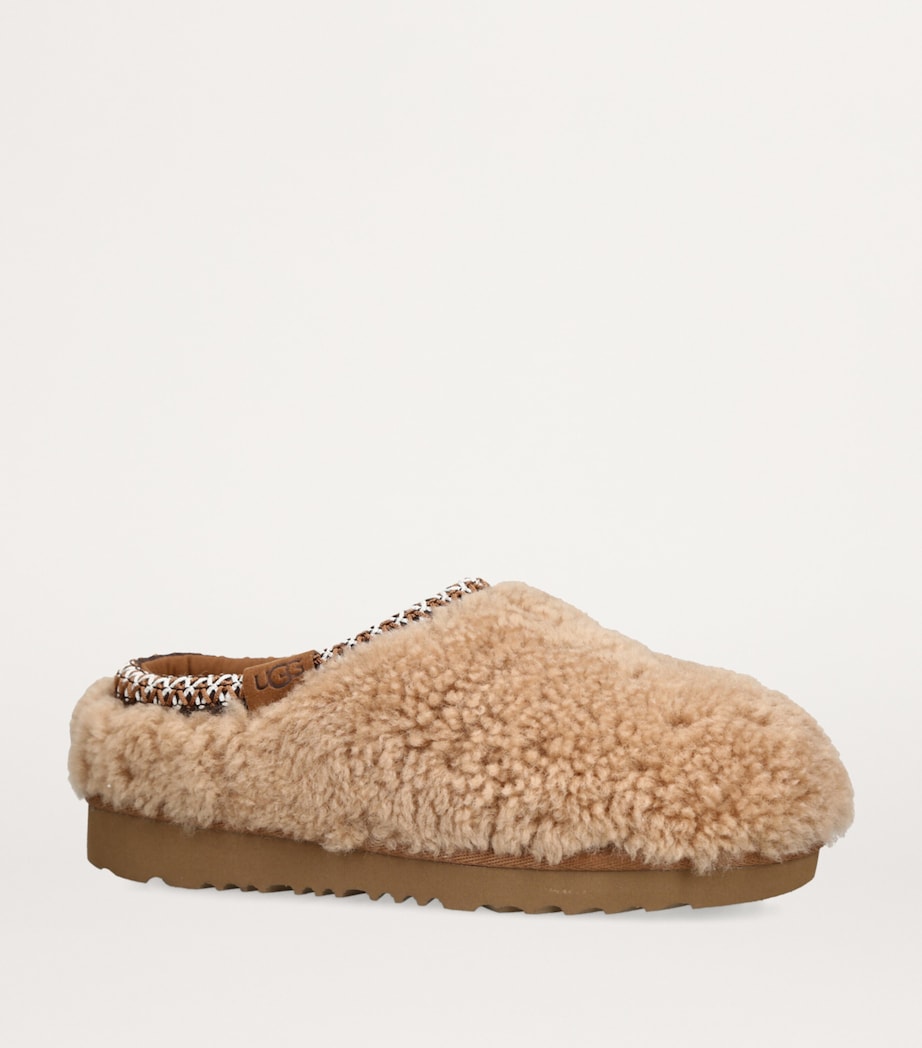Sheepskin Tasman Maxi Curly Slippers BROWN Image 3
