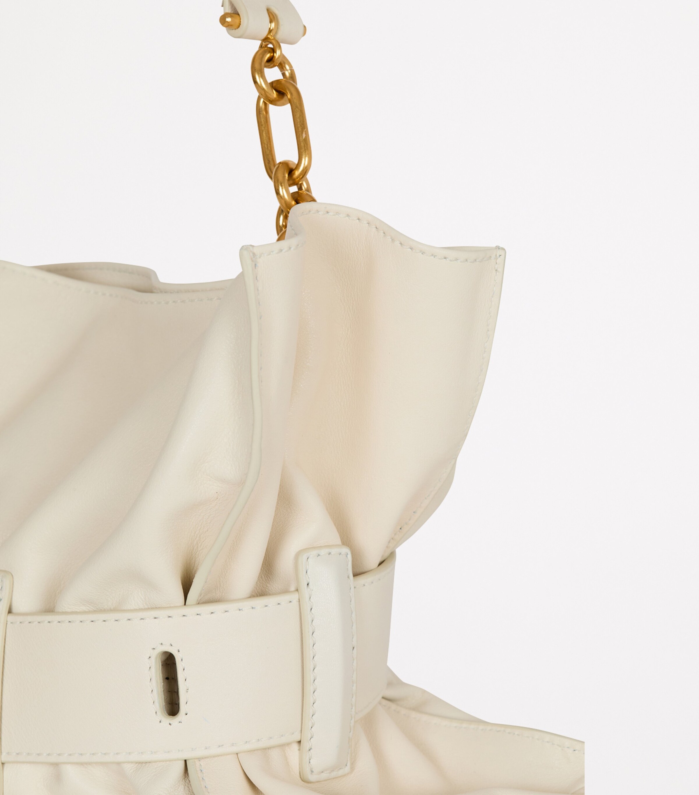 Medium Leather Anthem Shoulder Bag 0DA CREME Image 5