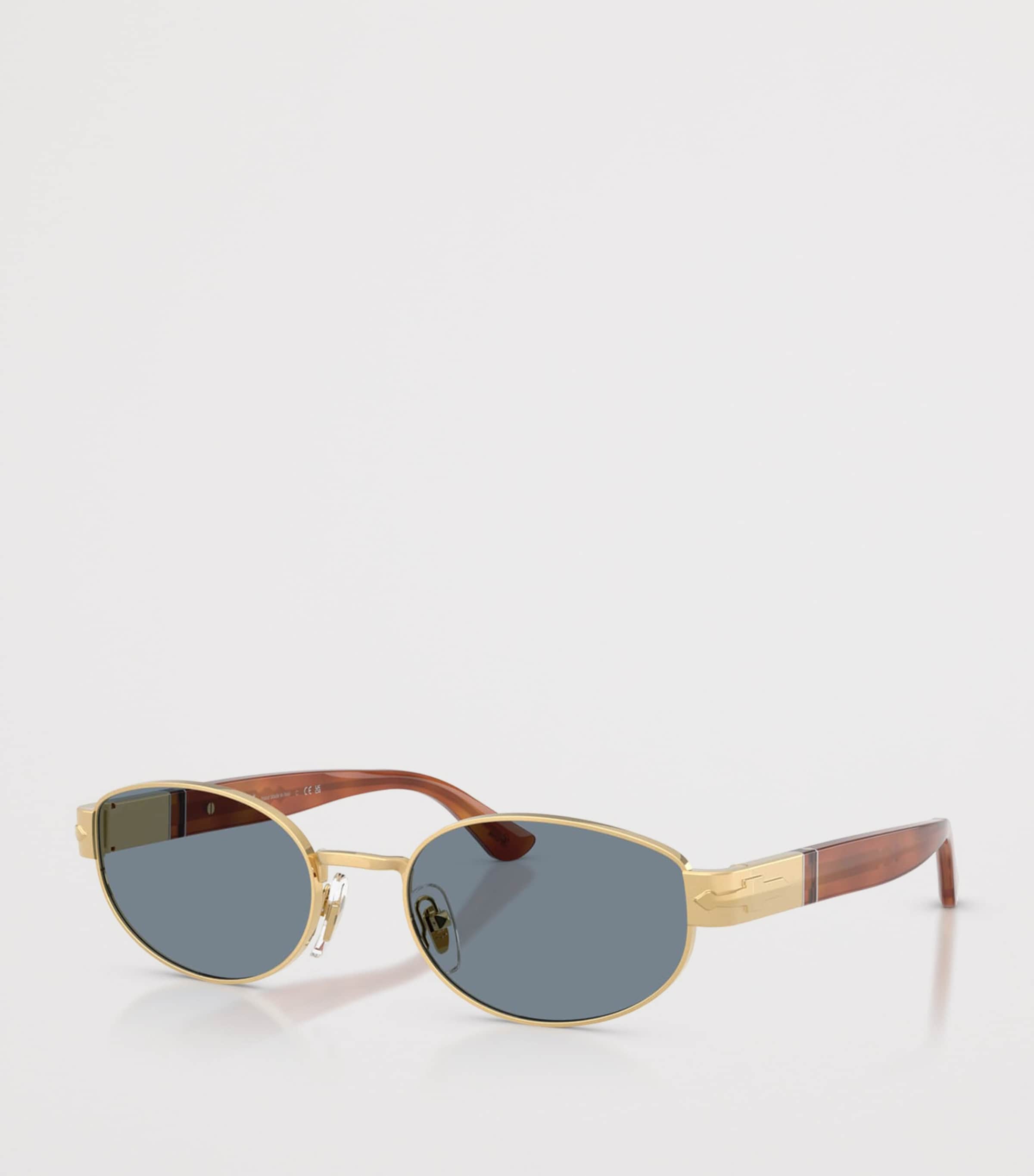 Persol PO1024S Oval Sunglasses Gold Image 2