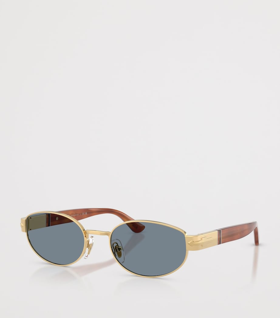 Persol PO1024S Oval Sunglasses Gold Image 2
